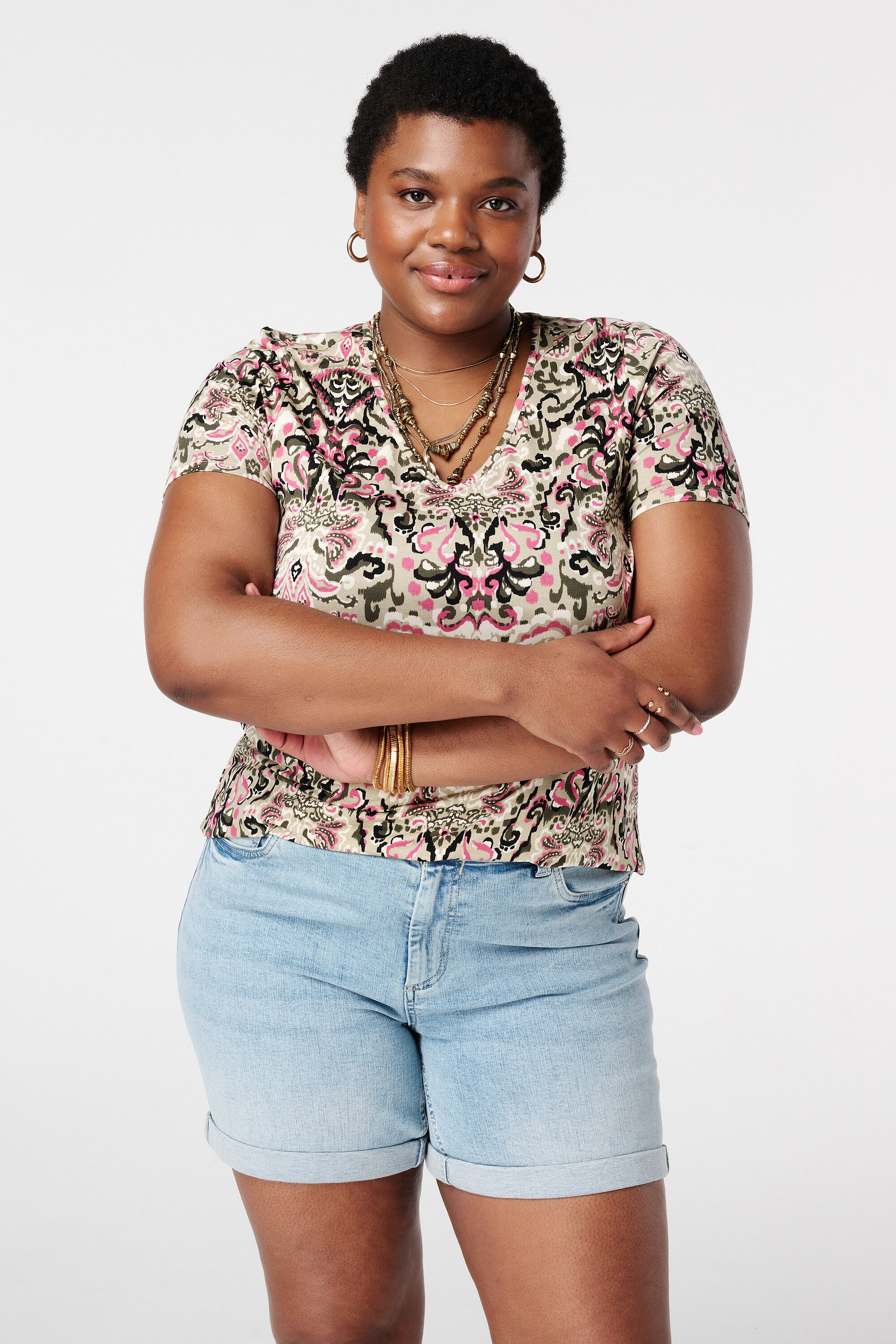 T-shirt avec imprim&eacute;