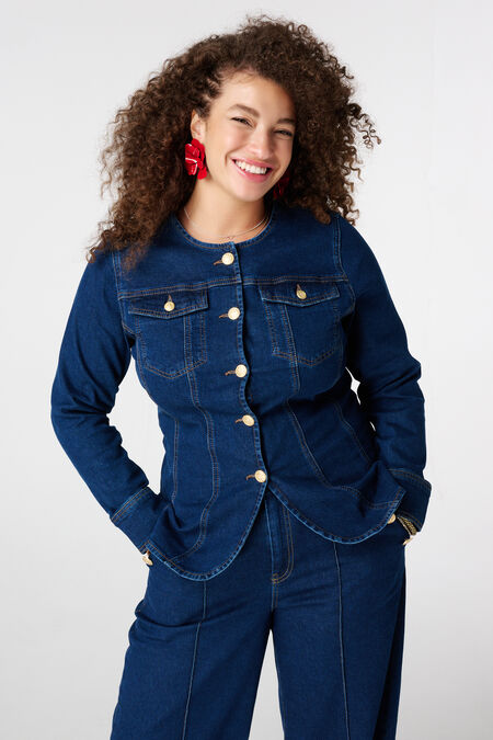 Veste en jean ajustée Veste en jean ajustée