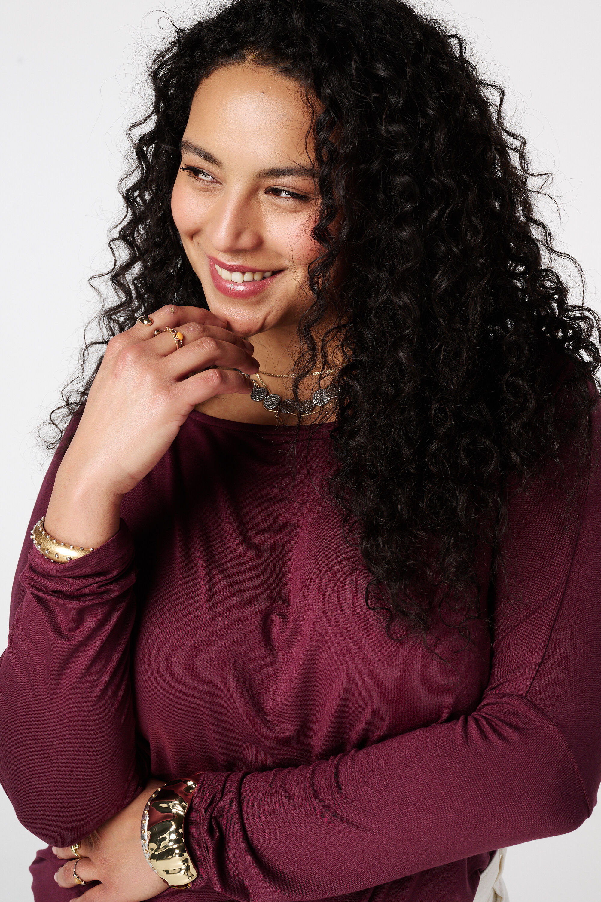 Top &agrave; col bateau image number 4