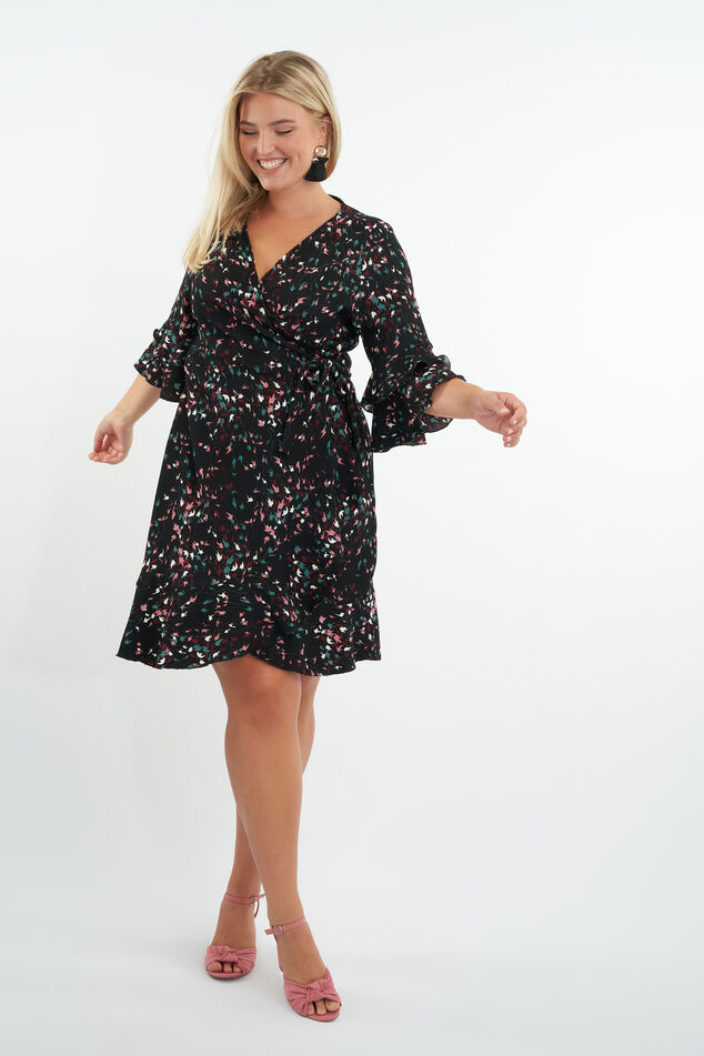 Robe portefeuille à imprime image number 5