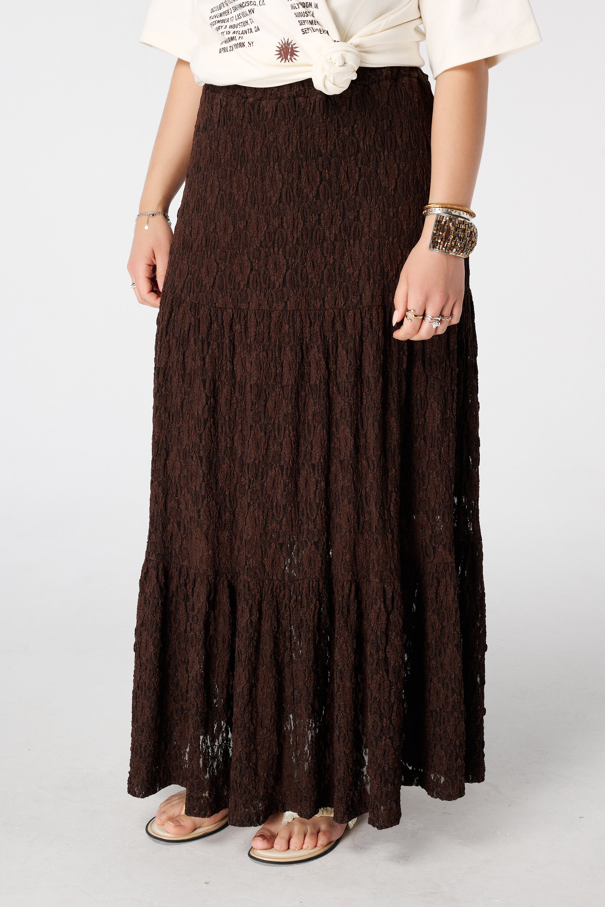Jupe maxi en dentelle image number 5