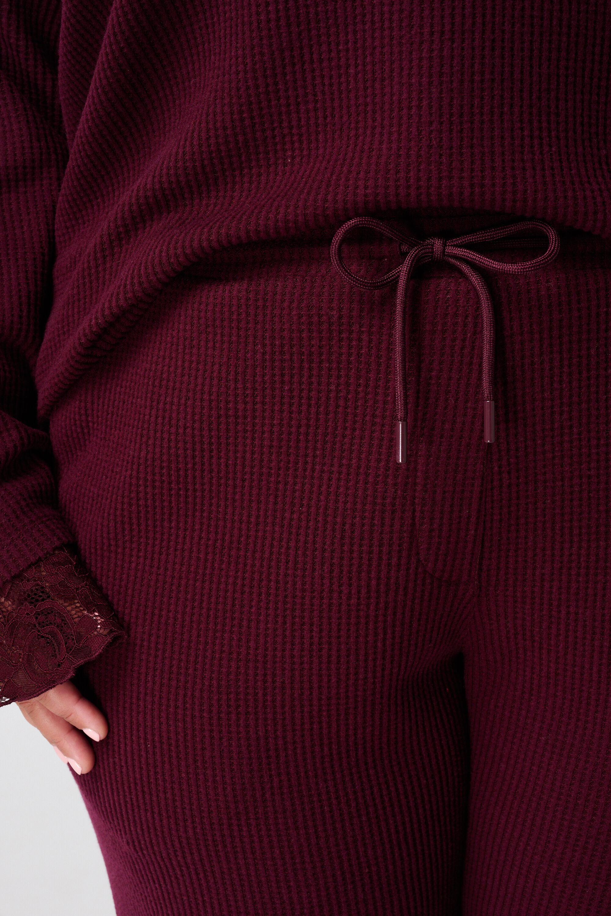 Pantalon droit &agrave; taille &eacute;lastique image number 4