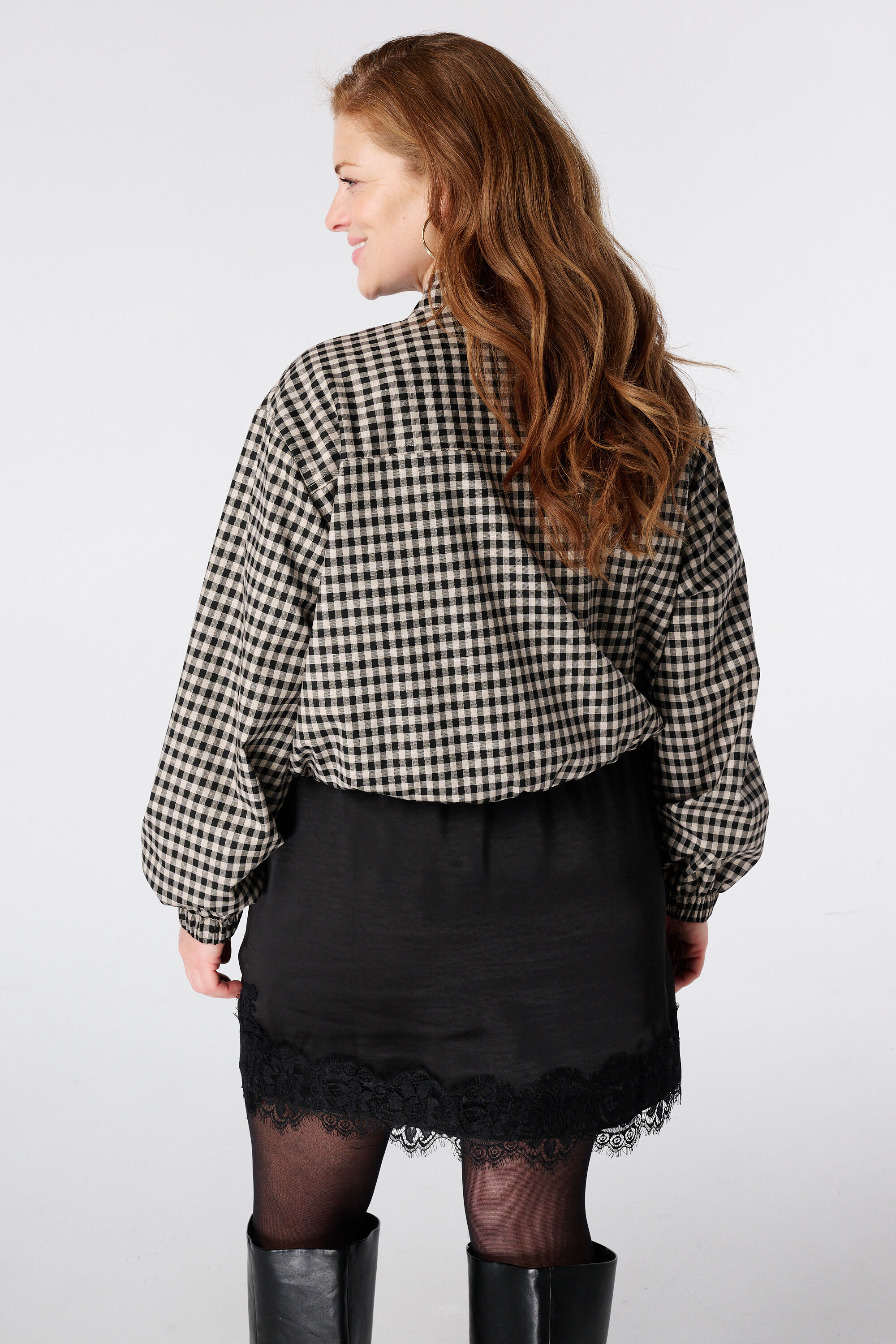 Veste &agrave; carreaux image number 1