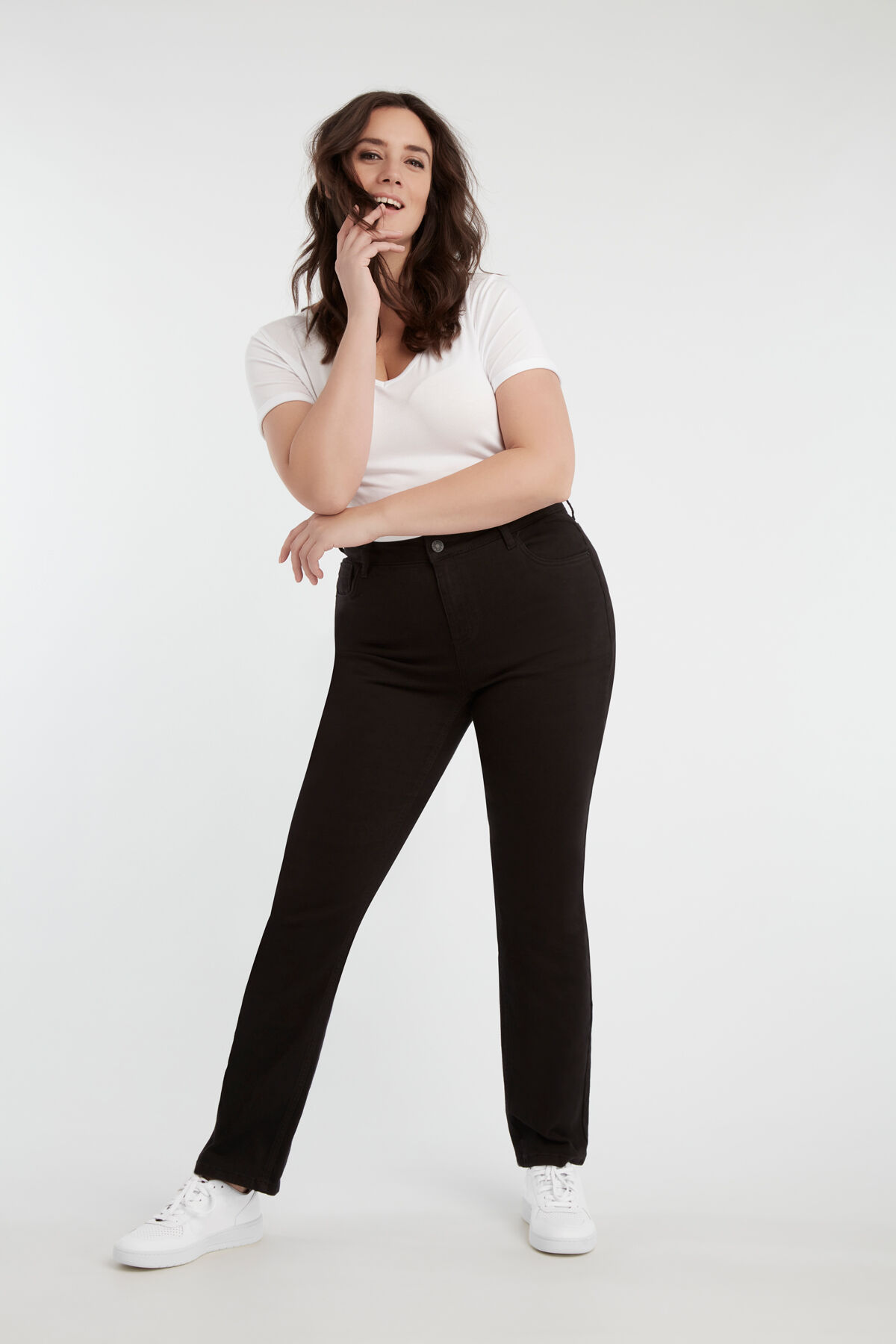 Jeans coupe droite LILY image number 7