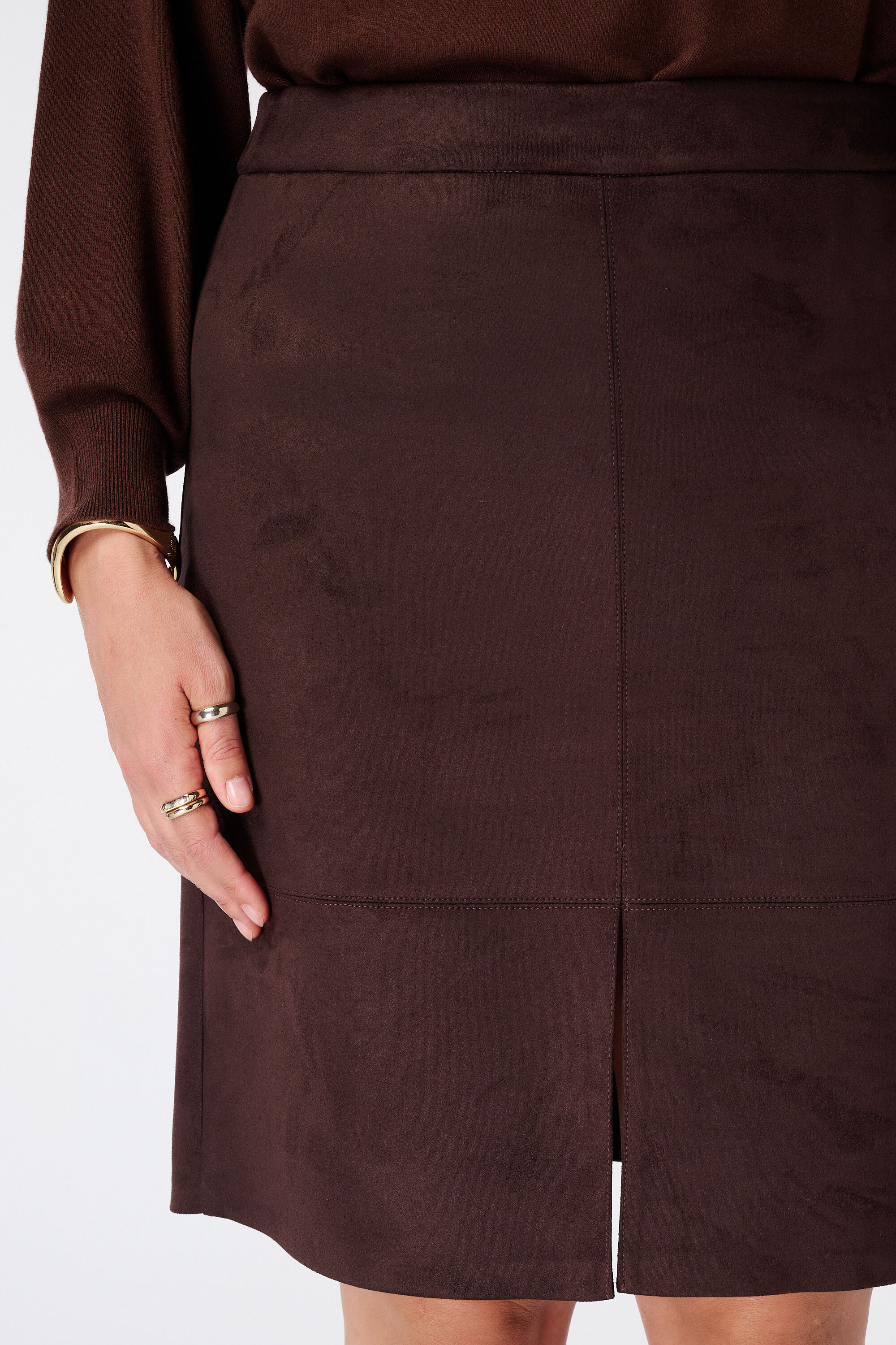 Jupe aspect daim  image number 4