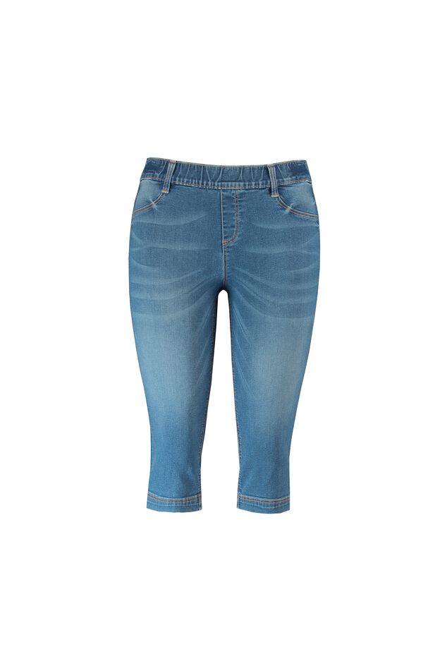 Jean jegging court image number 1