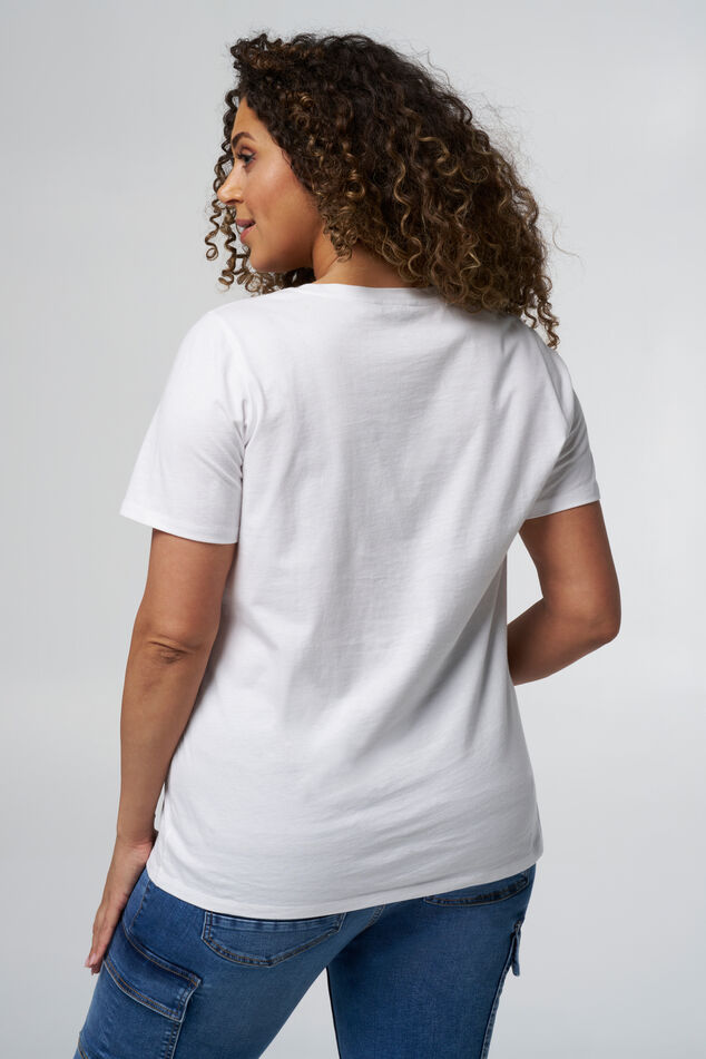 T-shirt avec perles image 3