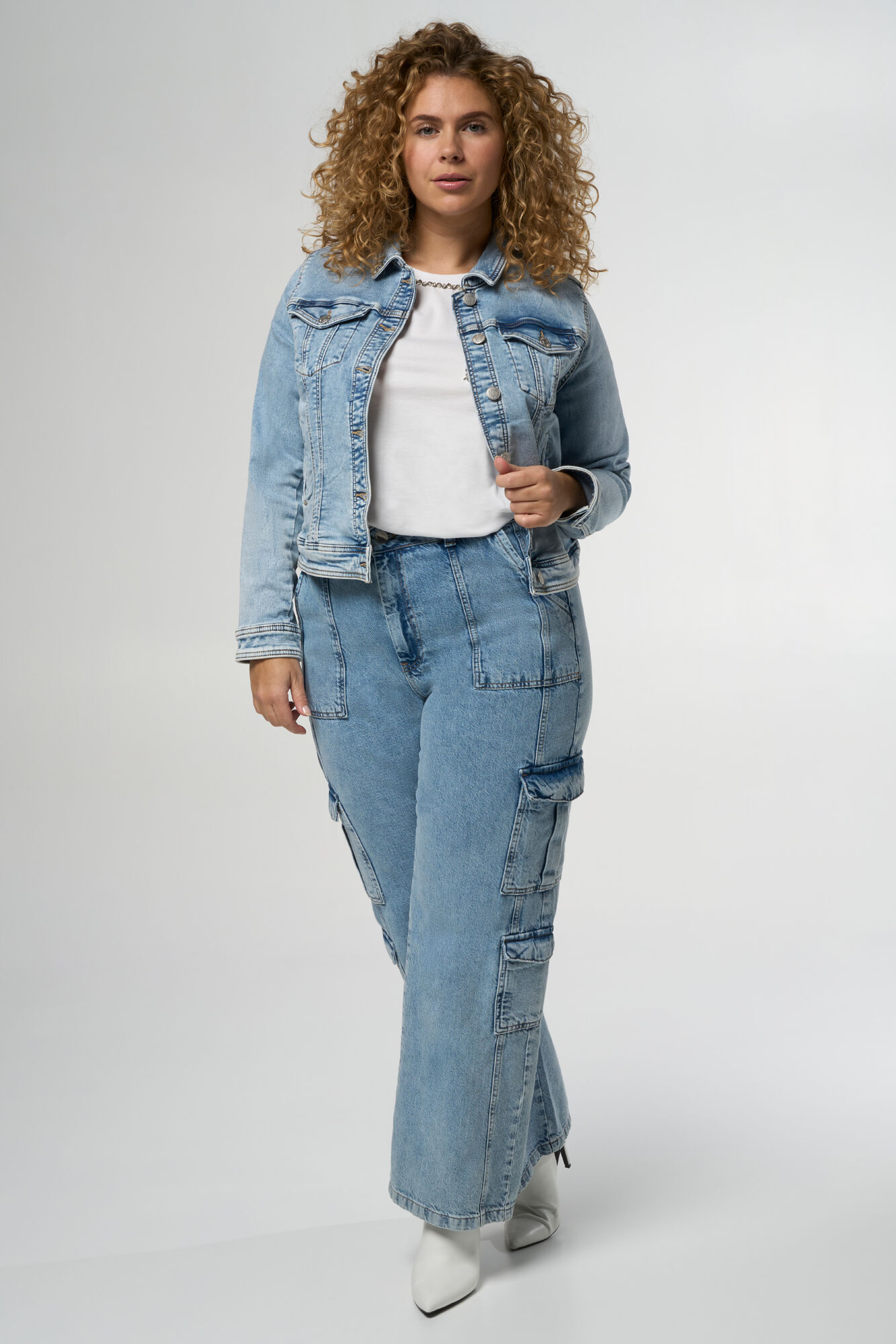 Veste en jean stretch image number 5