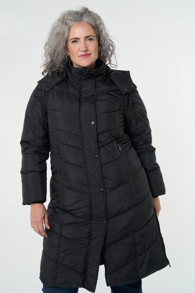 Veste longue matelassée  image number 5