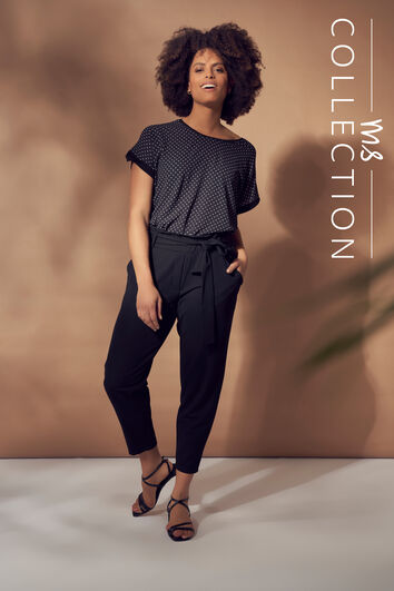 Pantalon avec n&oelig;ud papillon