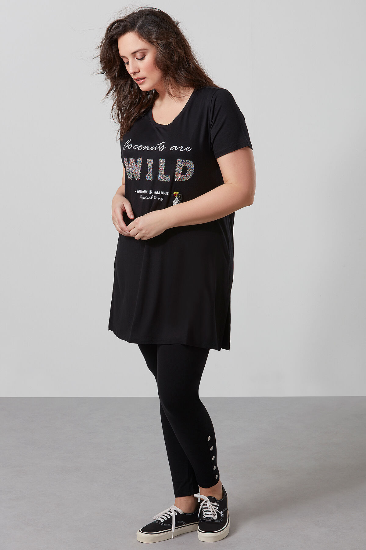 Leggings avec boutons-pression image number 3