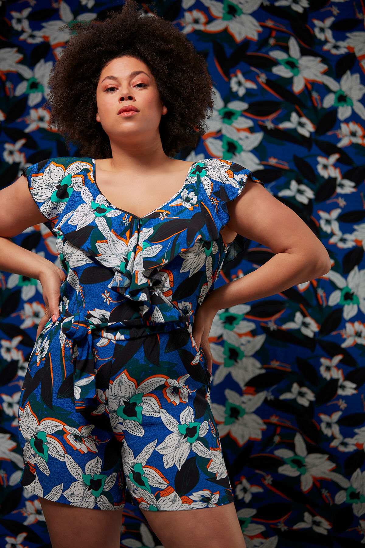 Combi-short &agrave; volant image number 4