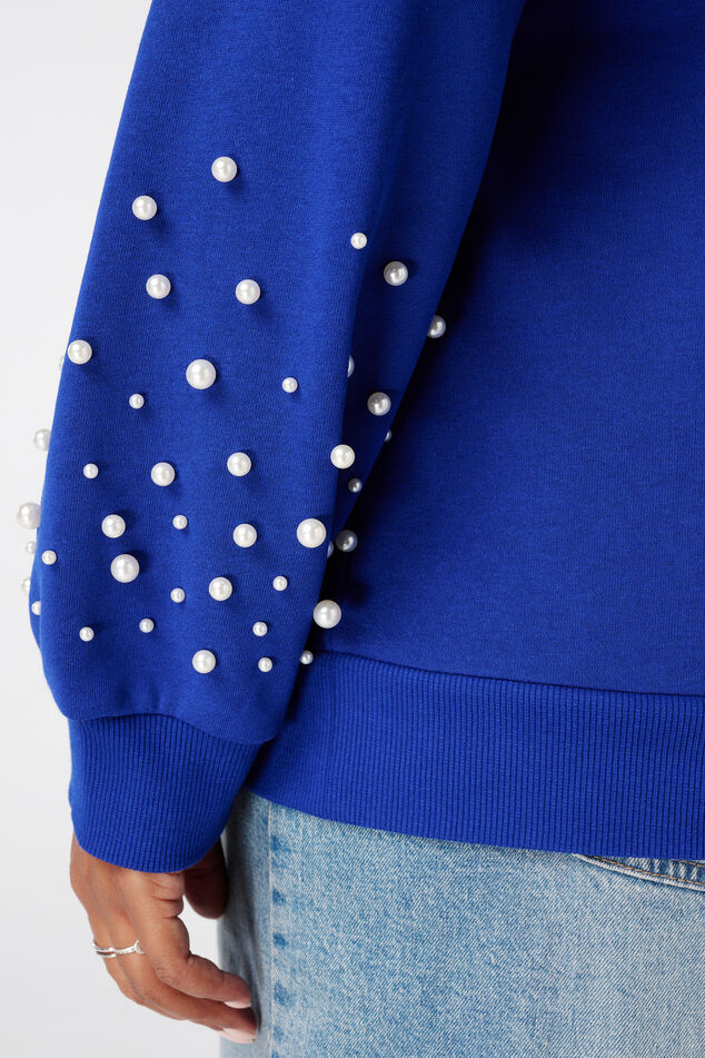 Pull avec détail perle image number 6