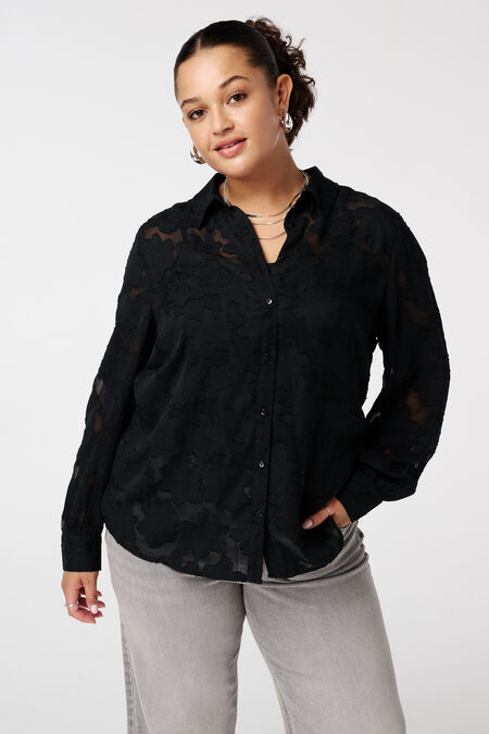 Blouse avec détails brodés Blouse avec détails brodés