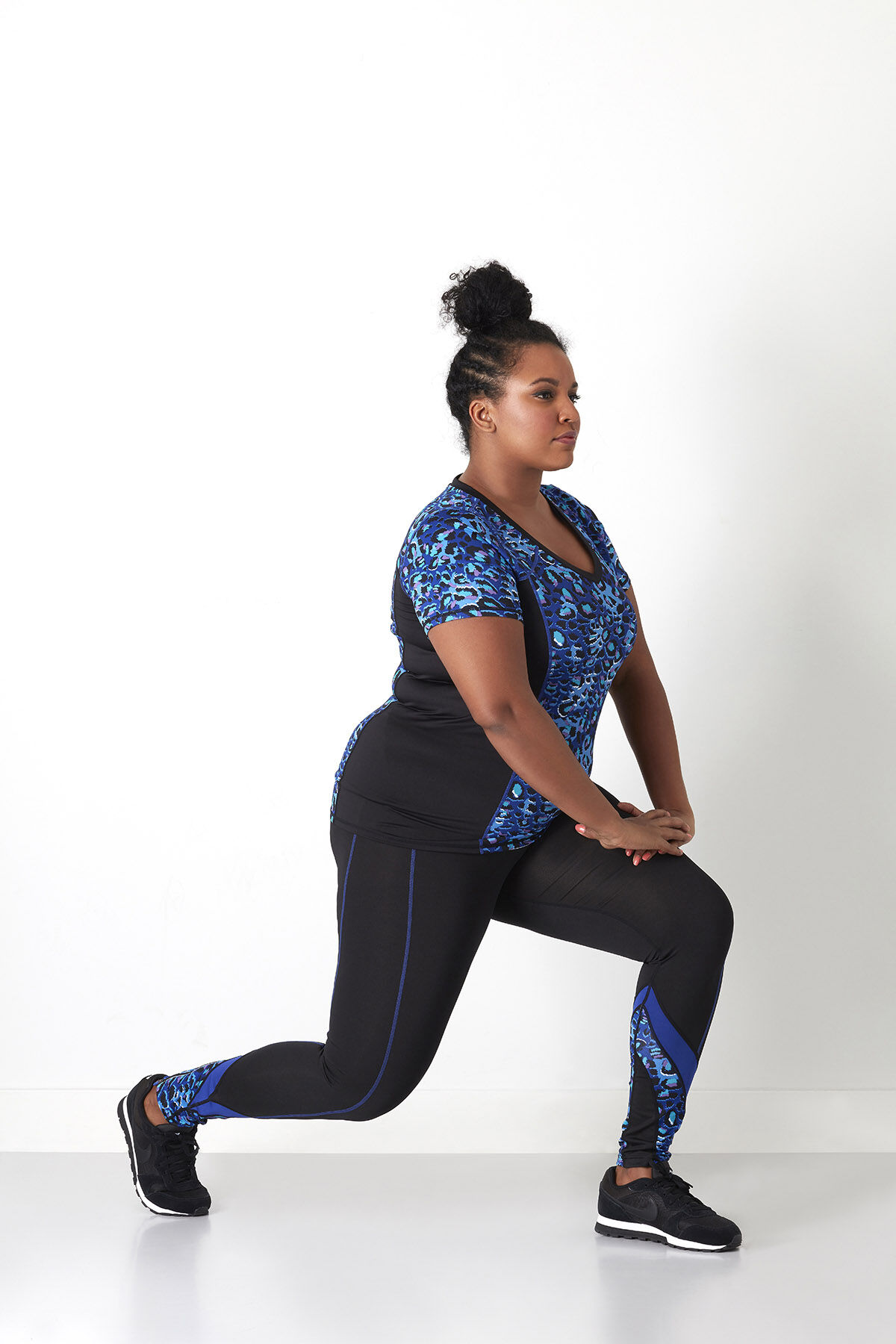 Femmes Legging de sport avec motif animal MS Mode
