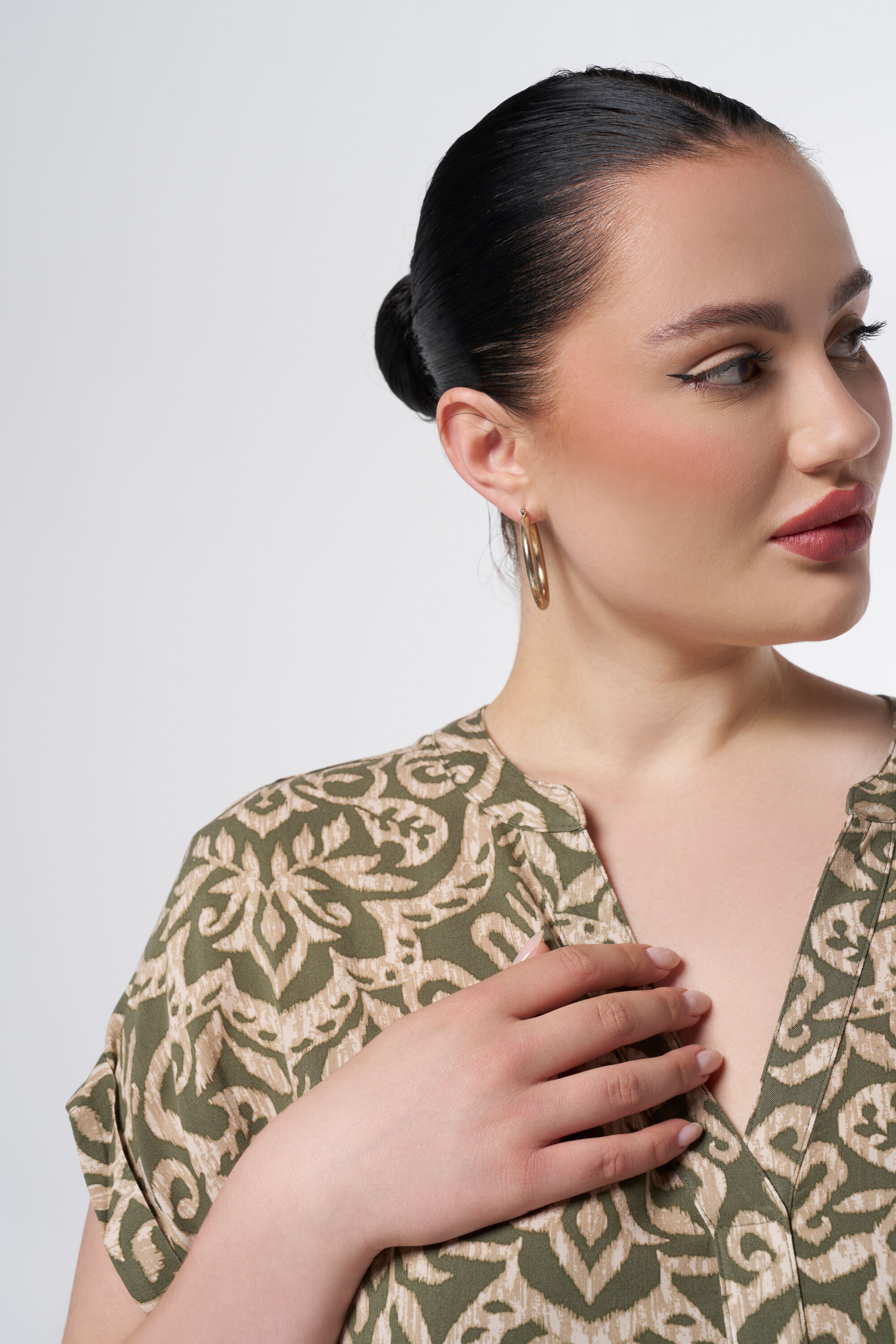 Robe imprim&eacute;e spacieuse image number 4