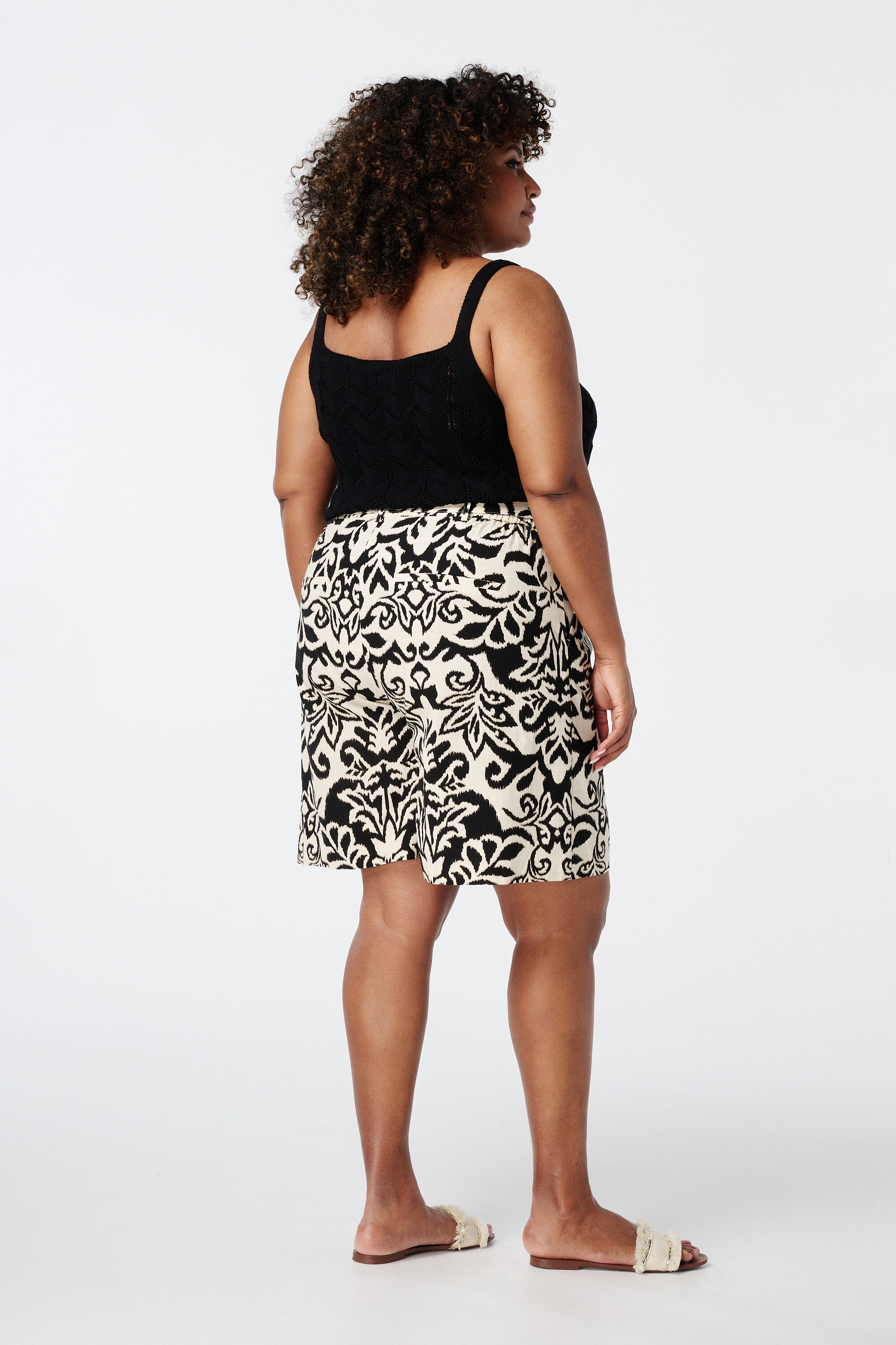 Short avec ceinture &agrave; nouer  image number 3