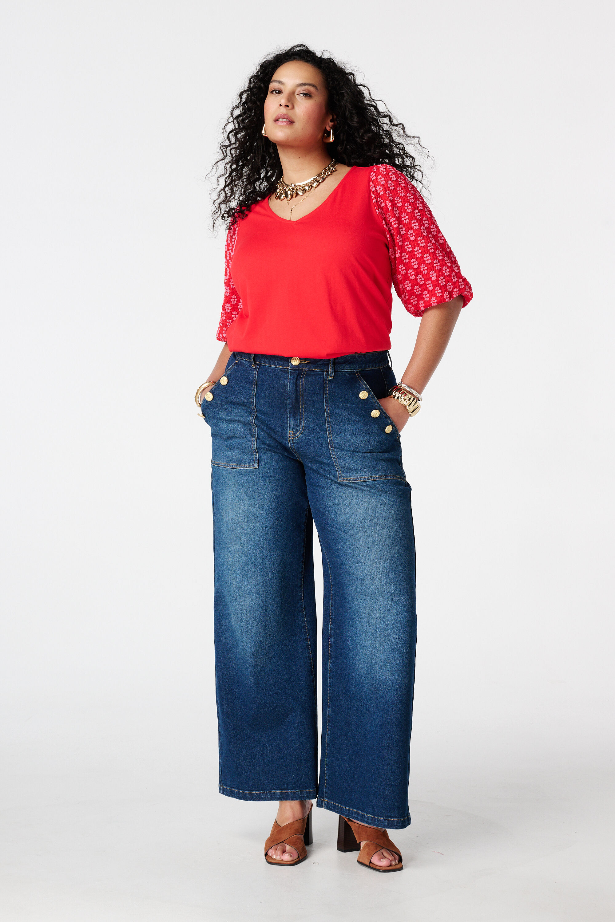 Top &agrave; manches bouffantes image number 5