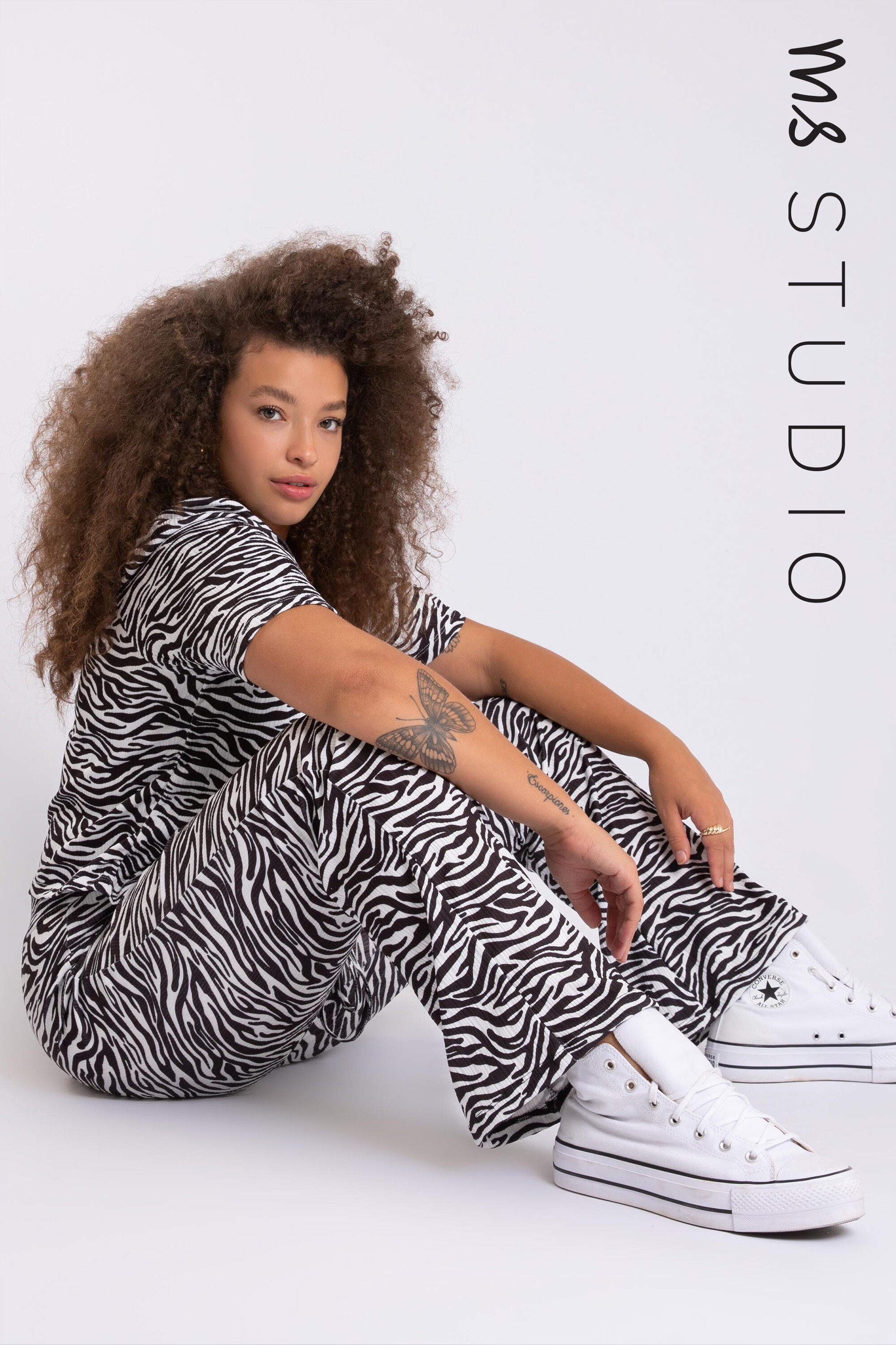 Legging &eacute;vas&eacute; &agrave; imprim&eacute; 