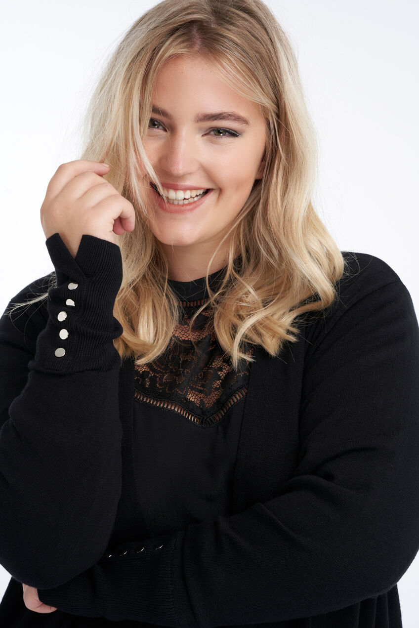 Cardigan long et ouvert image number 4