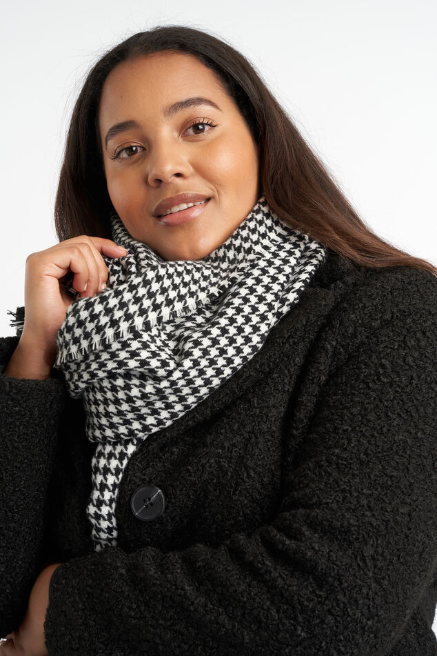 Écharpe à imprimé pied-de-poule image number 2