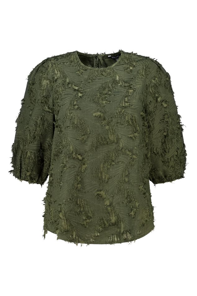 Chemisier à manches courtes bouffantes image number 1