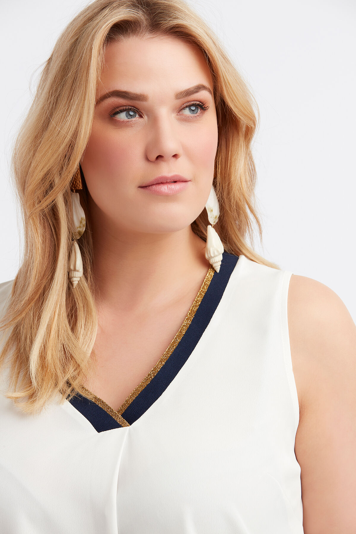 Chemisier sans manches en lurex image number 3