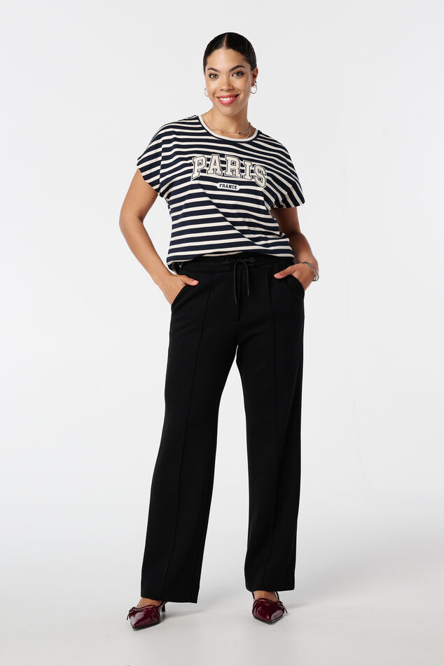 Pantalon avec coutures en panneaux image number 0