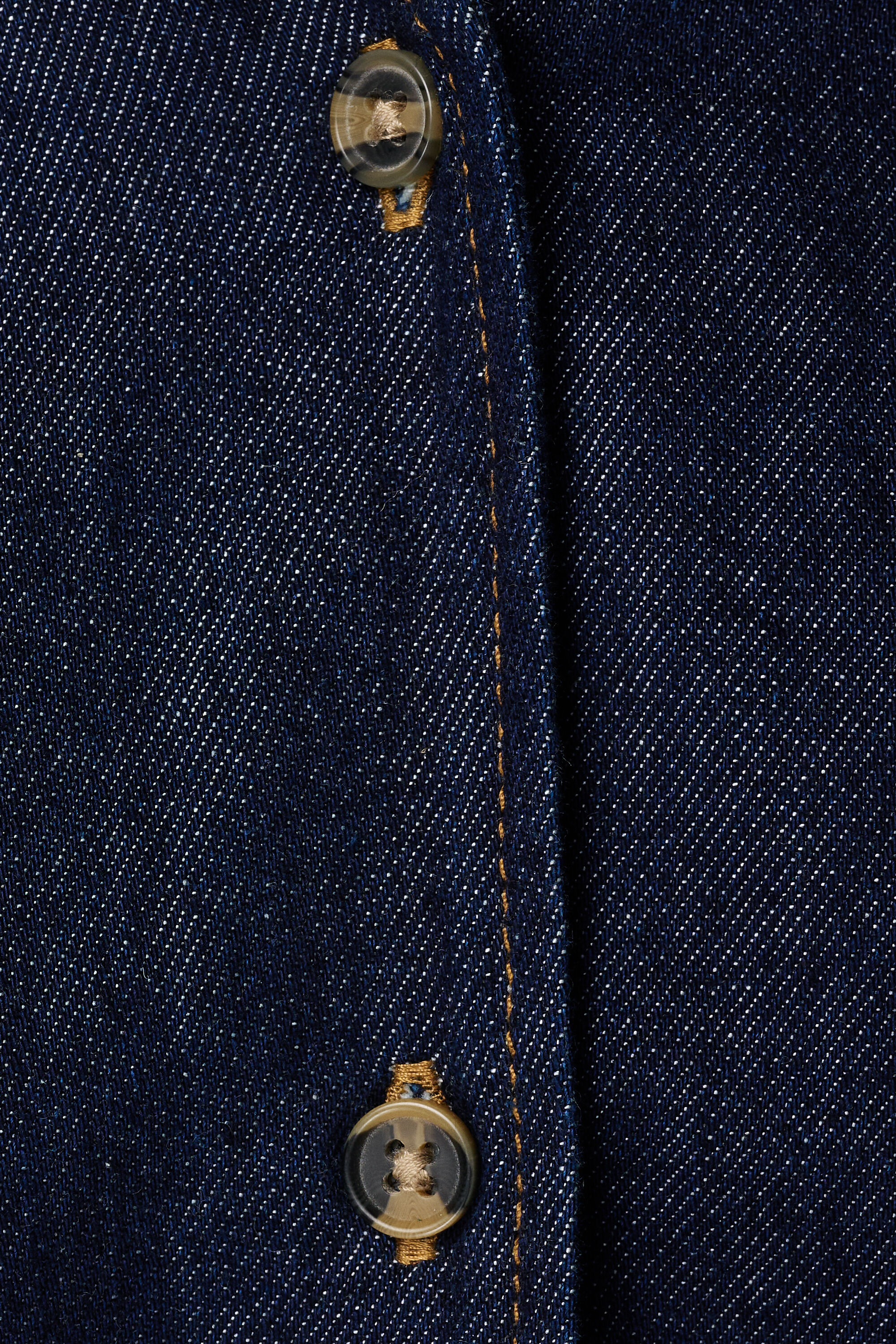 Blouse en denim avec foulard image number 6