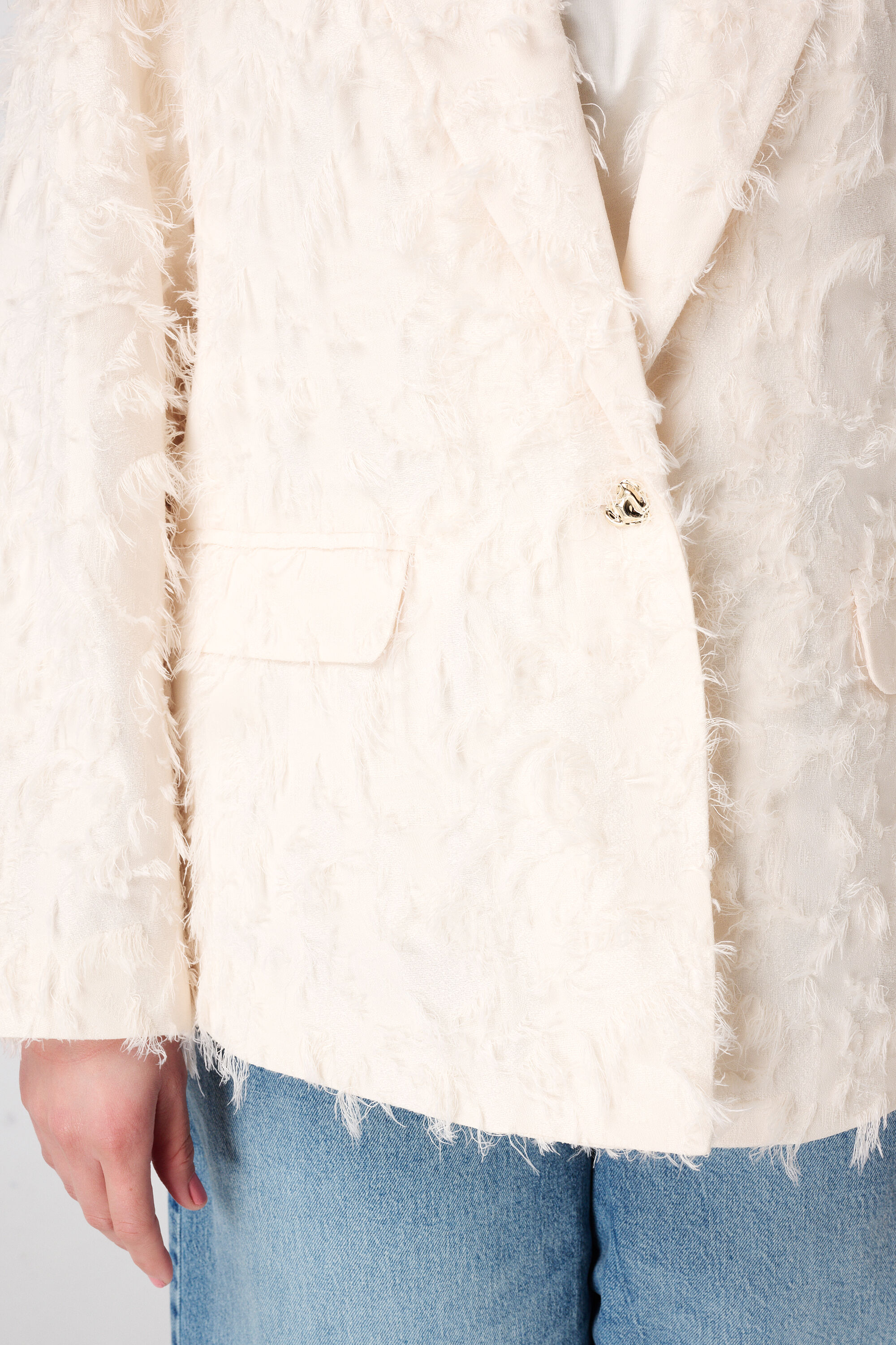 Blazer &agrave; simple boutonnage image number 6