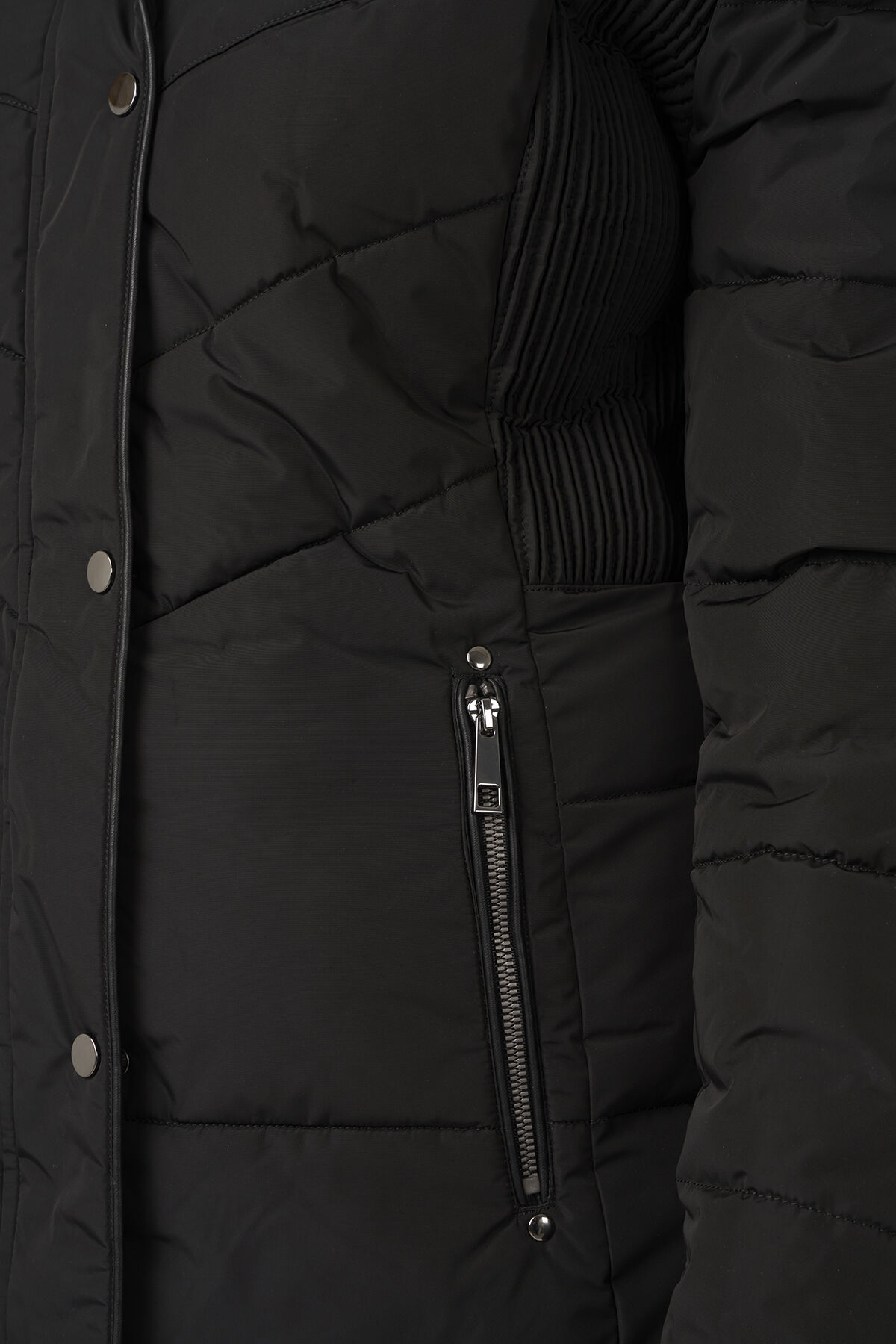 Long manteau matelass&eacute; image number 5