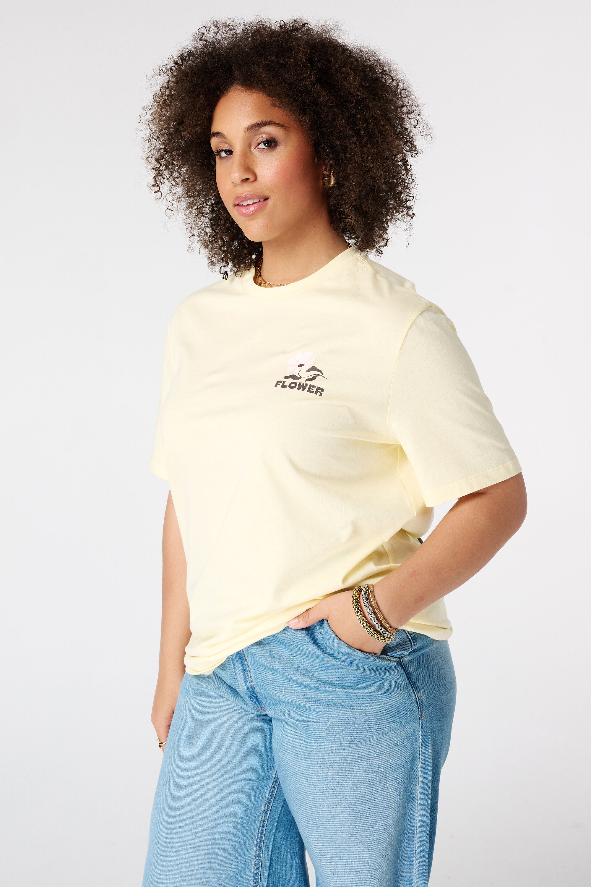 T shirt avec imprim&eacute; au dos image number 3