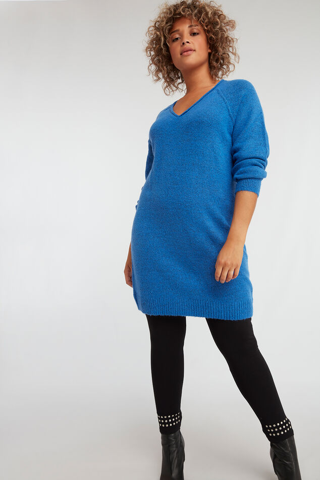 Robe pull avec col en V        image number 0