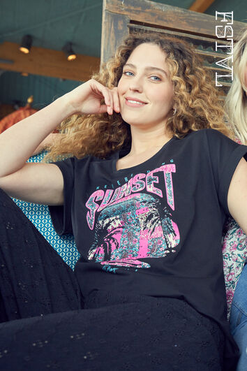 T-shirt &agrave; imprim&eacute; 