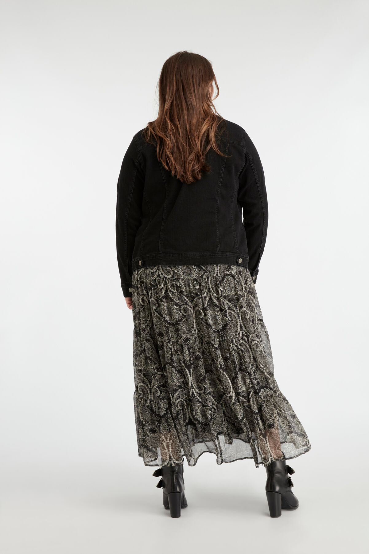 Veste en denim noire image number 4