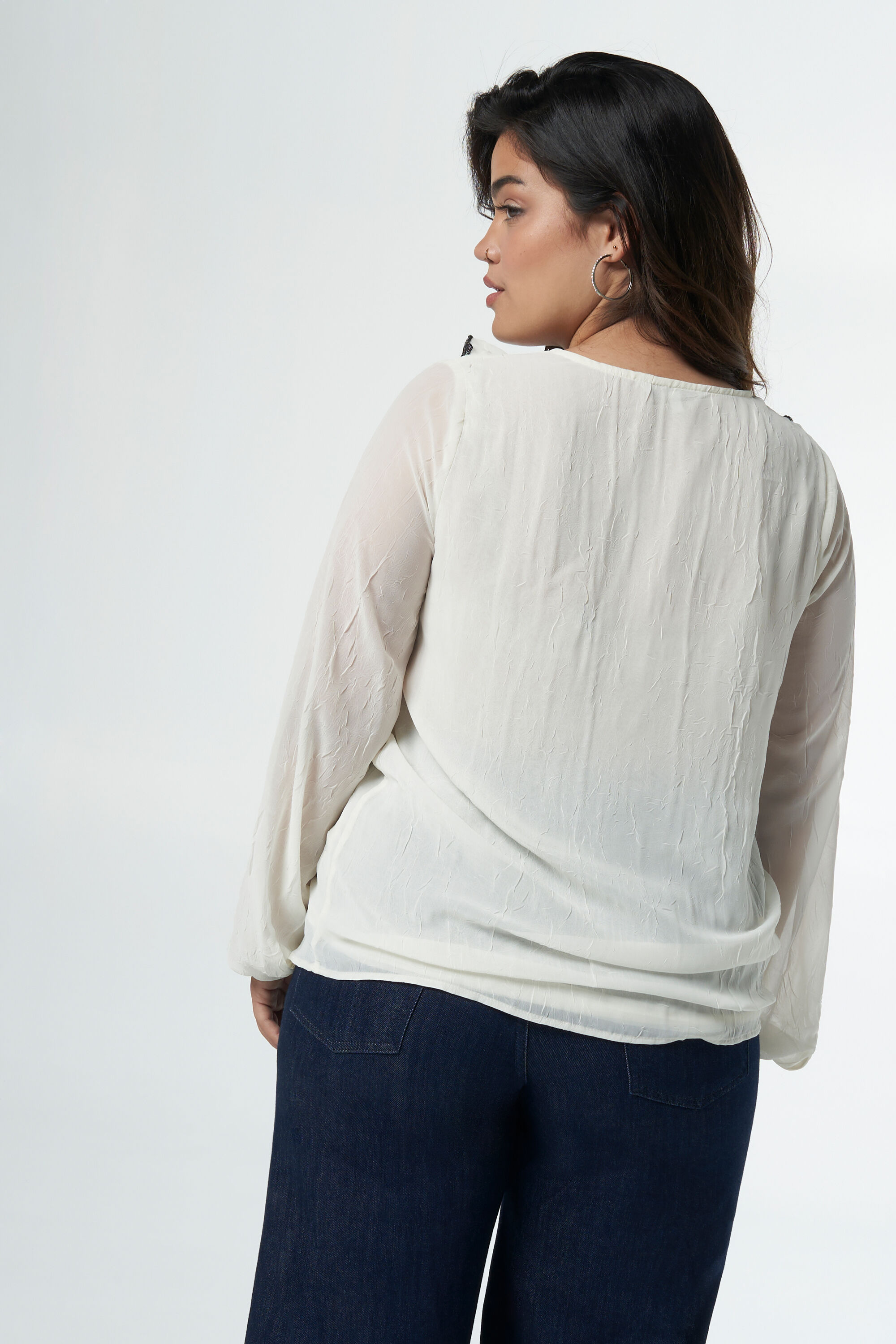 Chemisier &agrave; volants  image number 3