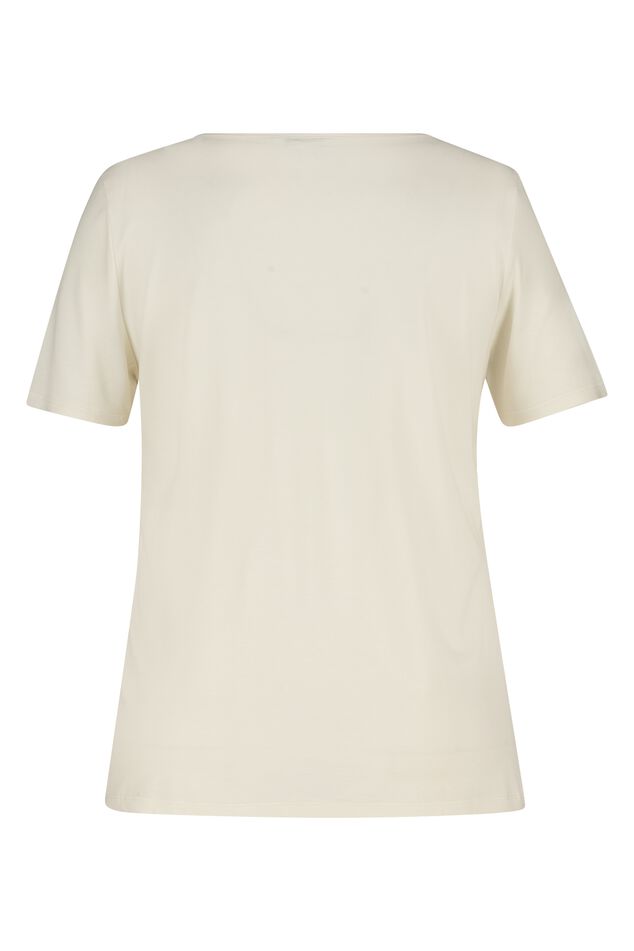 T-shirt à col en V image number 2