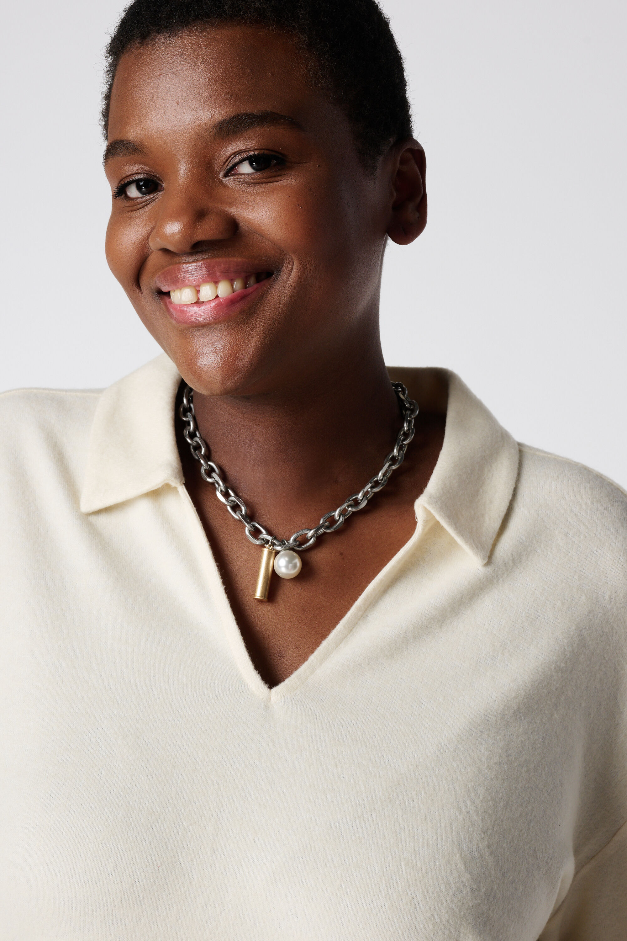 Pull &agrave; col polo image number 4