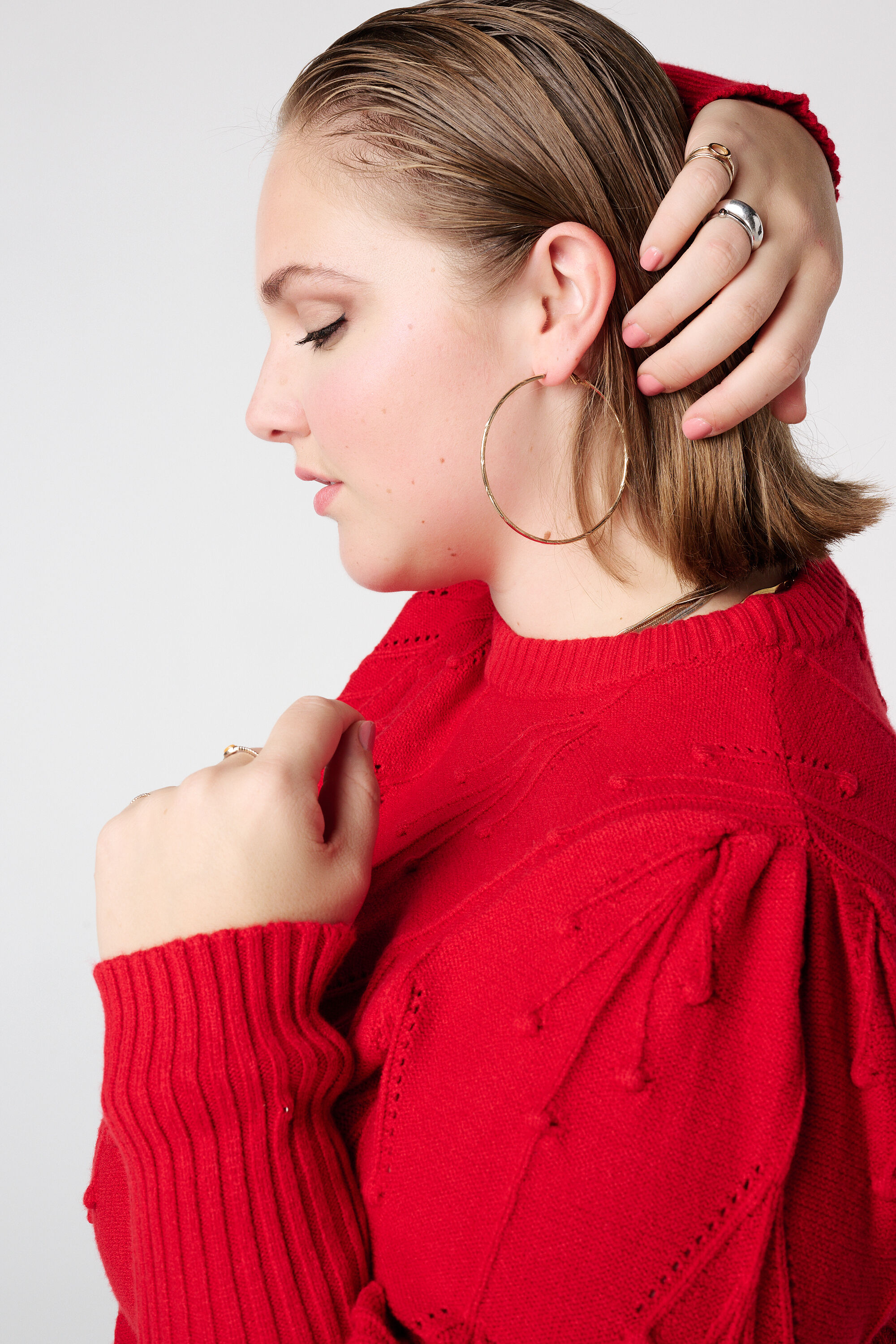 Pull en maille avec motif image number 4