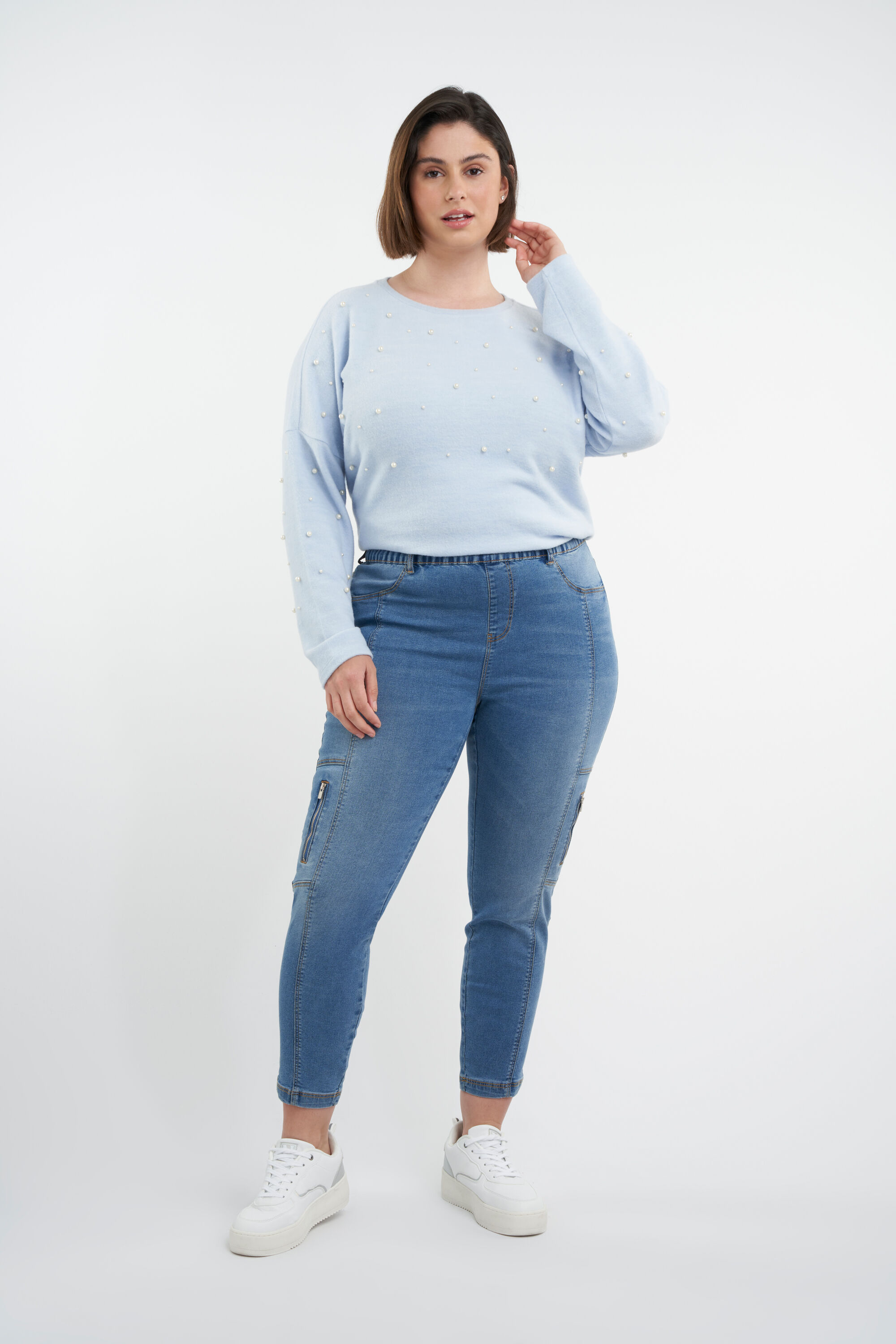 Treggings avec fermeture &agrave; glissi&egrave;re image number 5