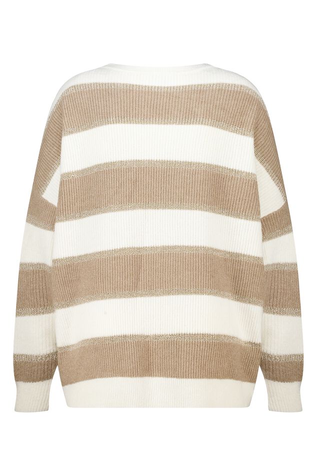 Pull rayé avec lurex image number 2