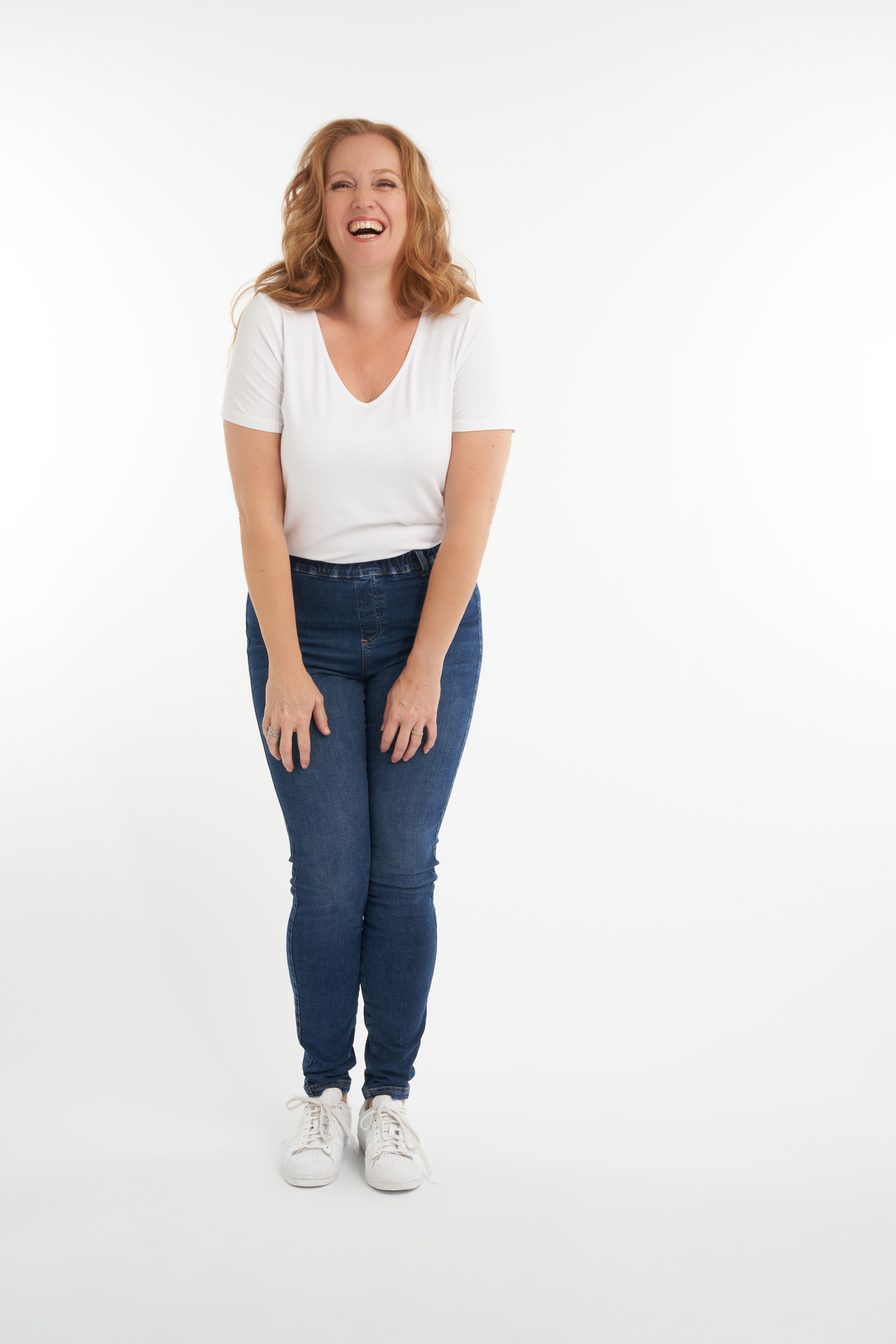 Tregging slim fit 34 inch POPPY  image number null