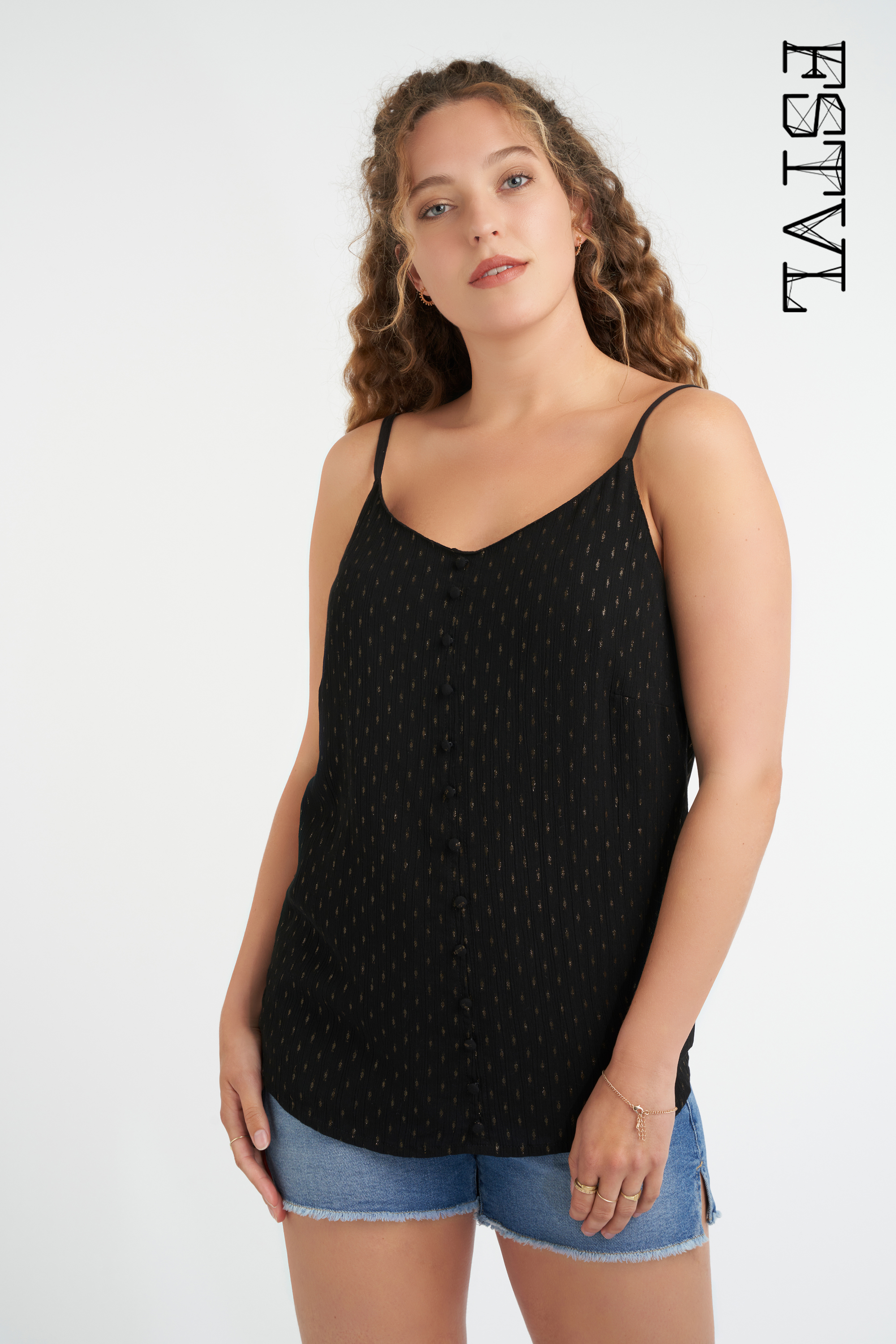 Haut &agrave; bretelles spaghetti image number null