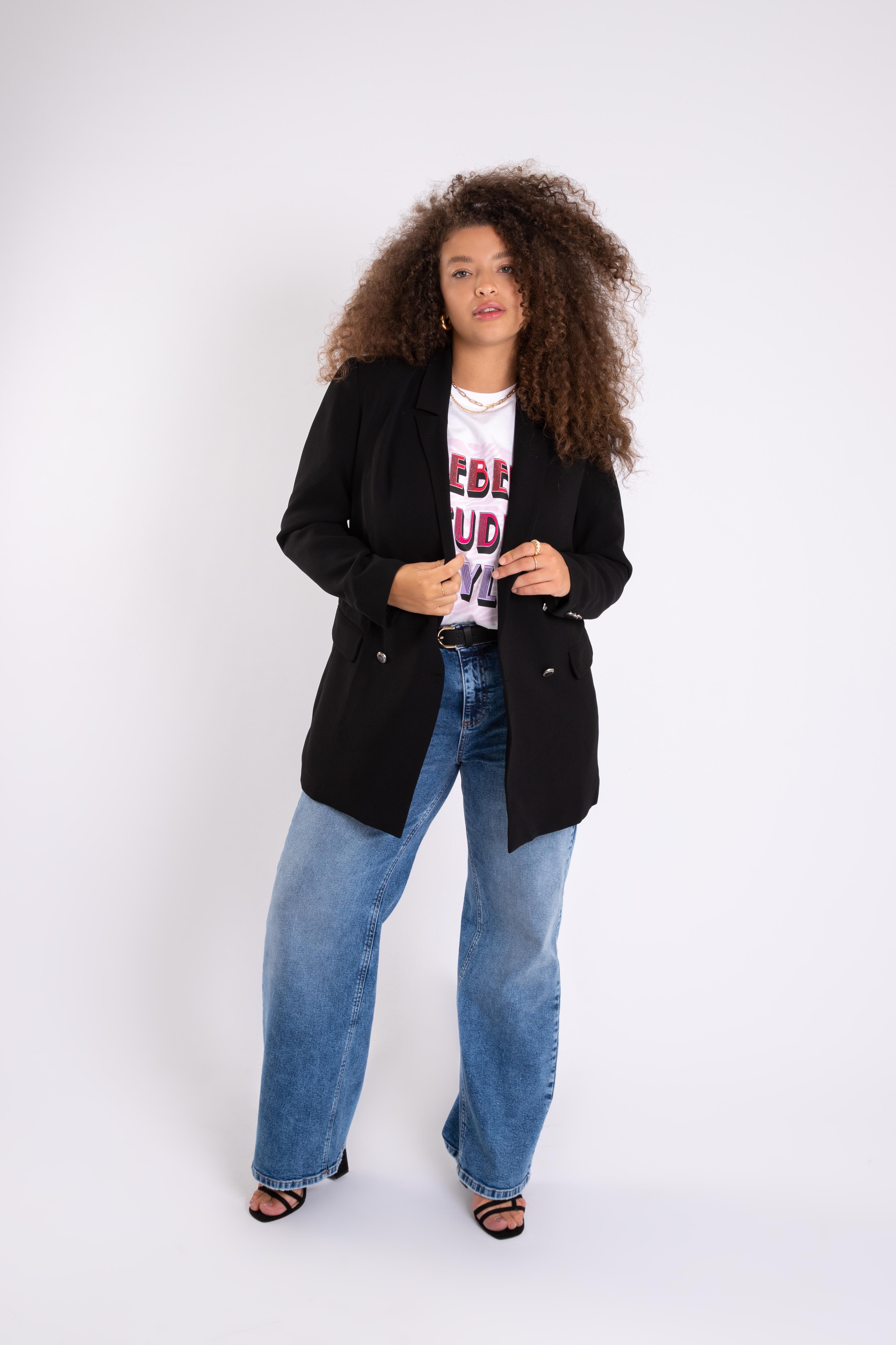 Blazer &agrave; double boutonnage image number null