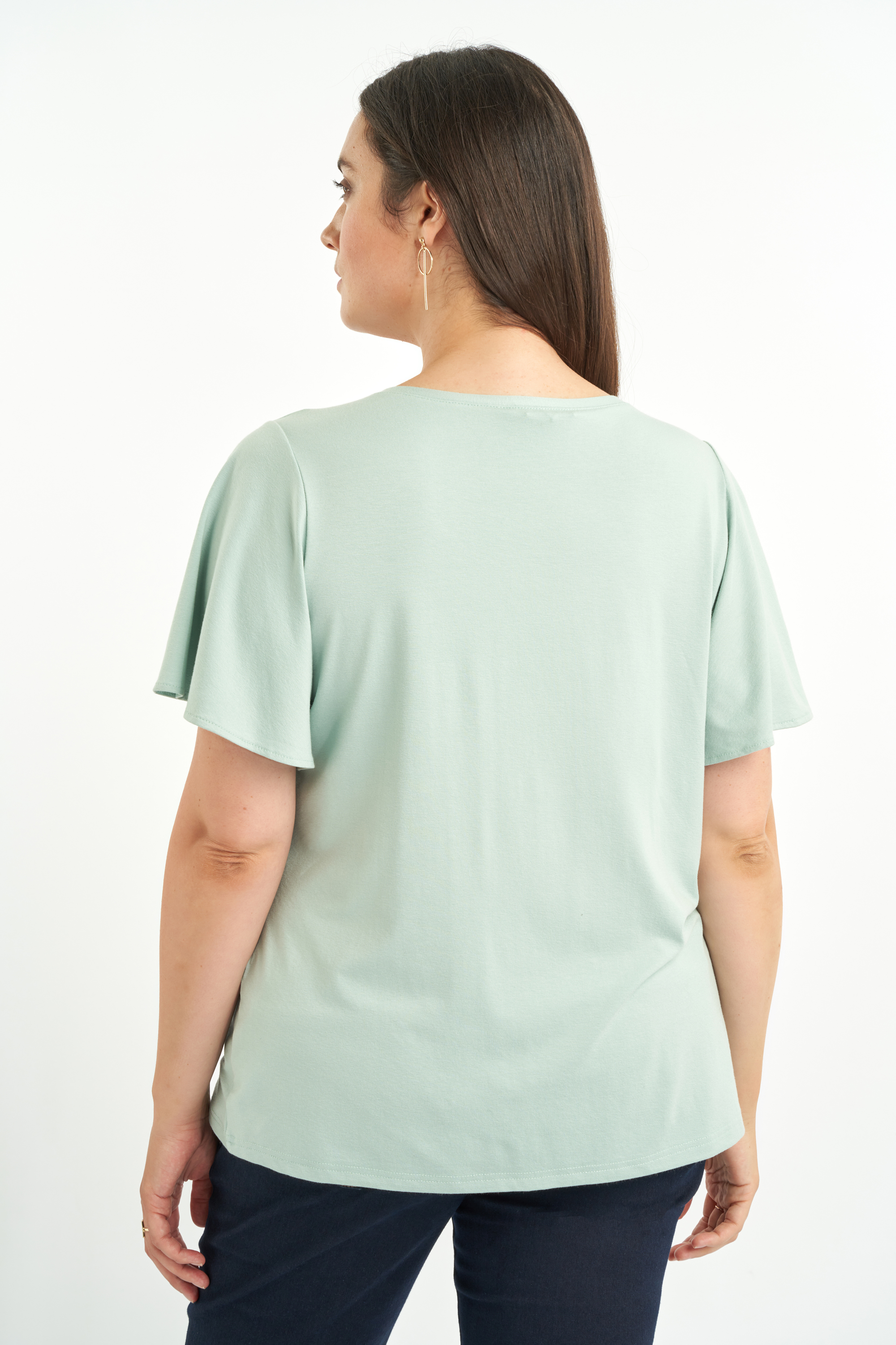 Haut avec manches &agrave; volants image number null