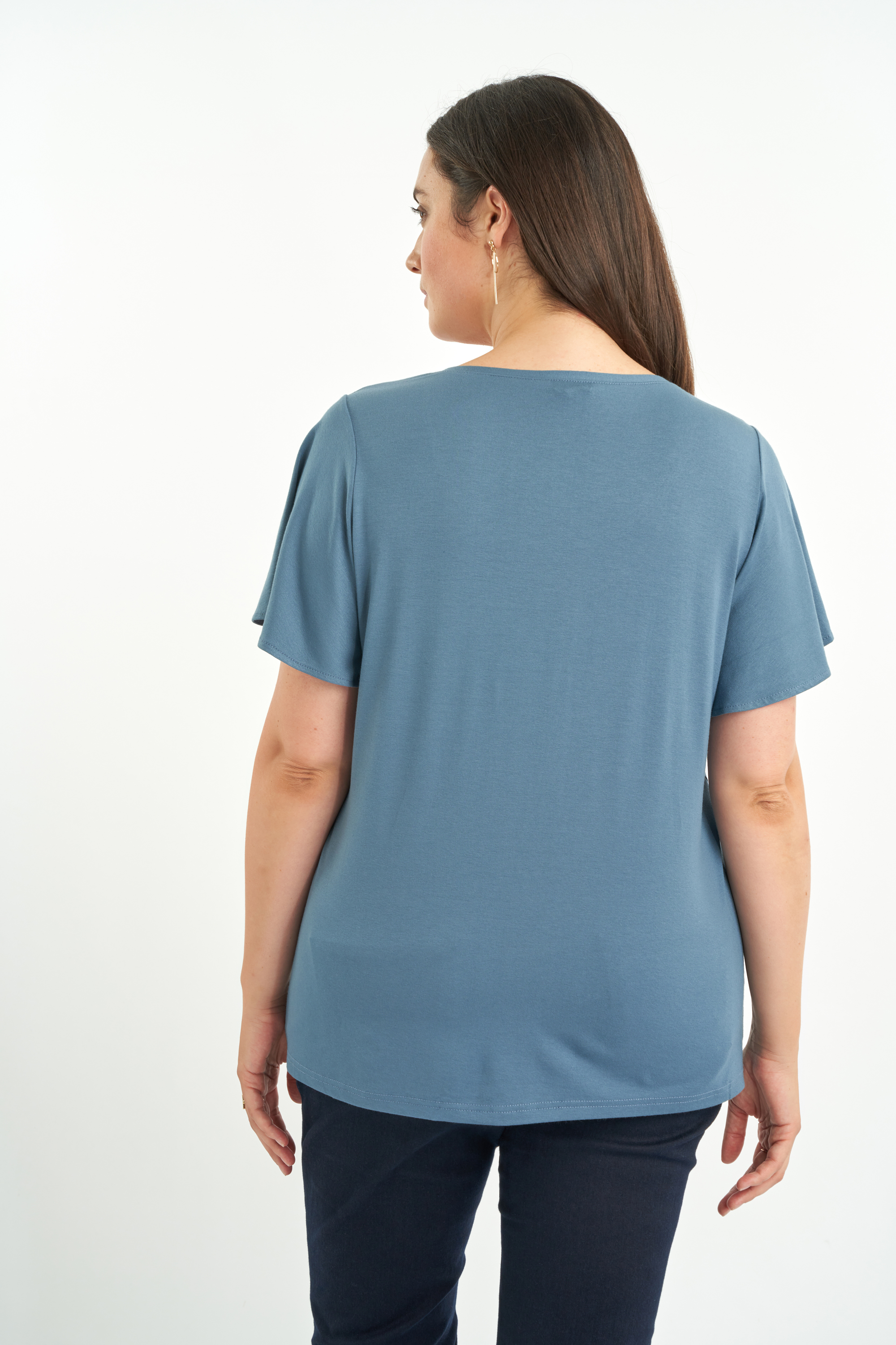 Haut avec manches &agrave; volants image number null