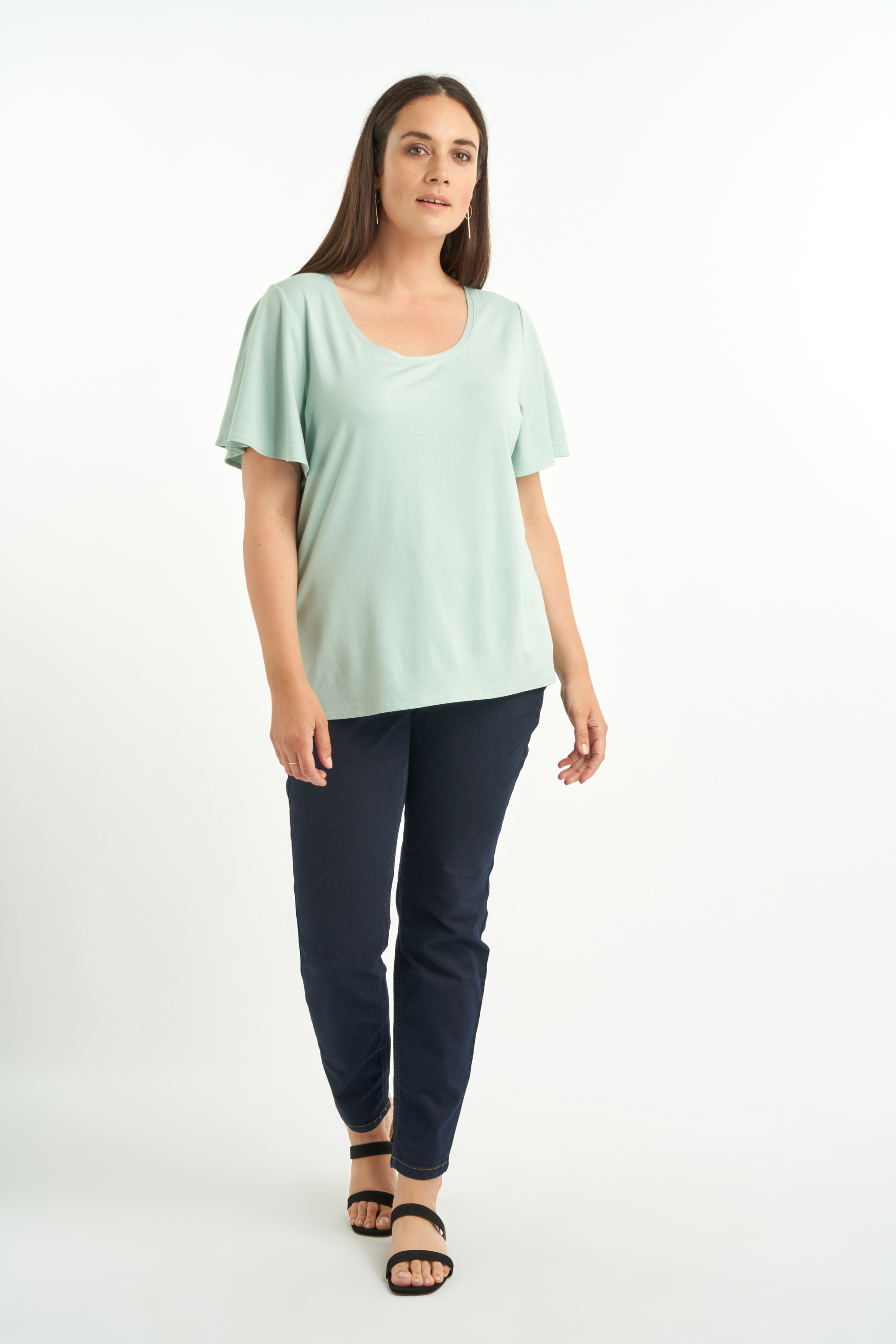 Haut avec manches &agrave; volants image number null