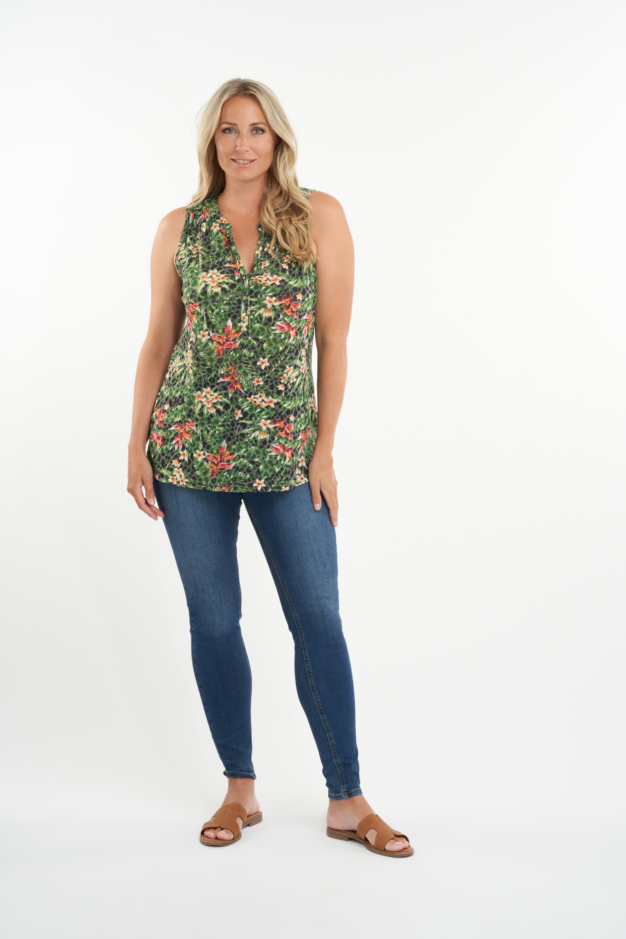 Haut sans manches et imprim&eacute; image number null