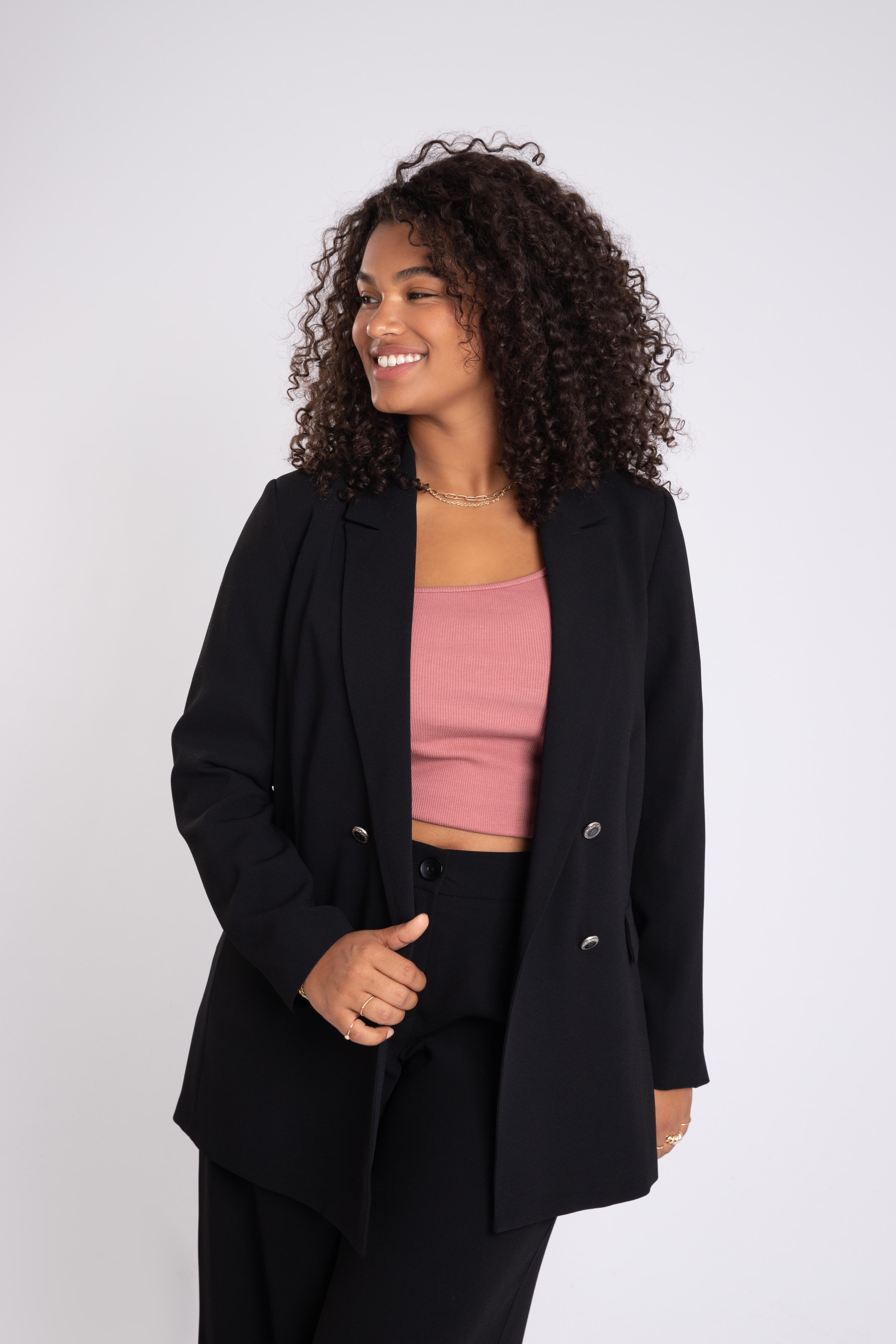 Blazer &agrave; double boutonnage image number null