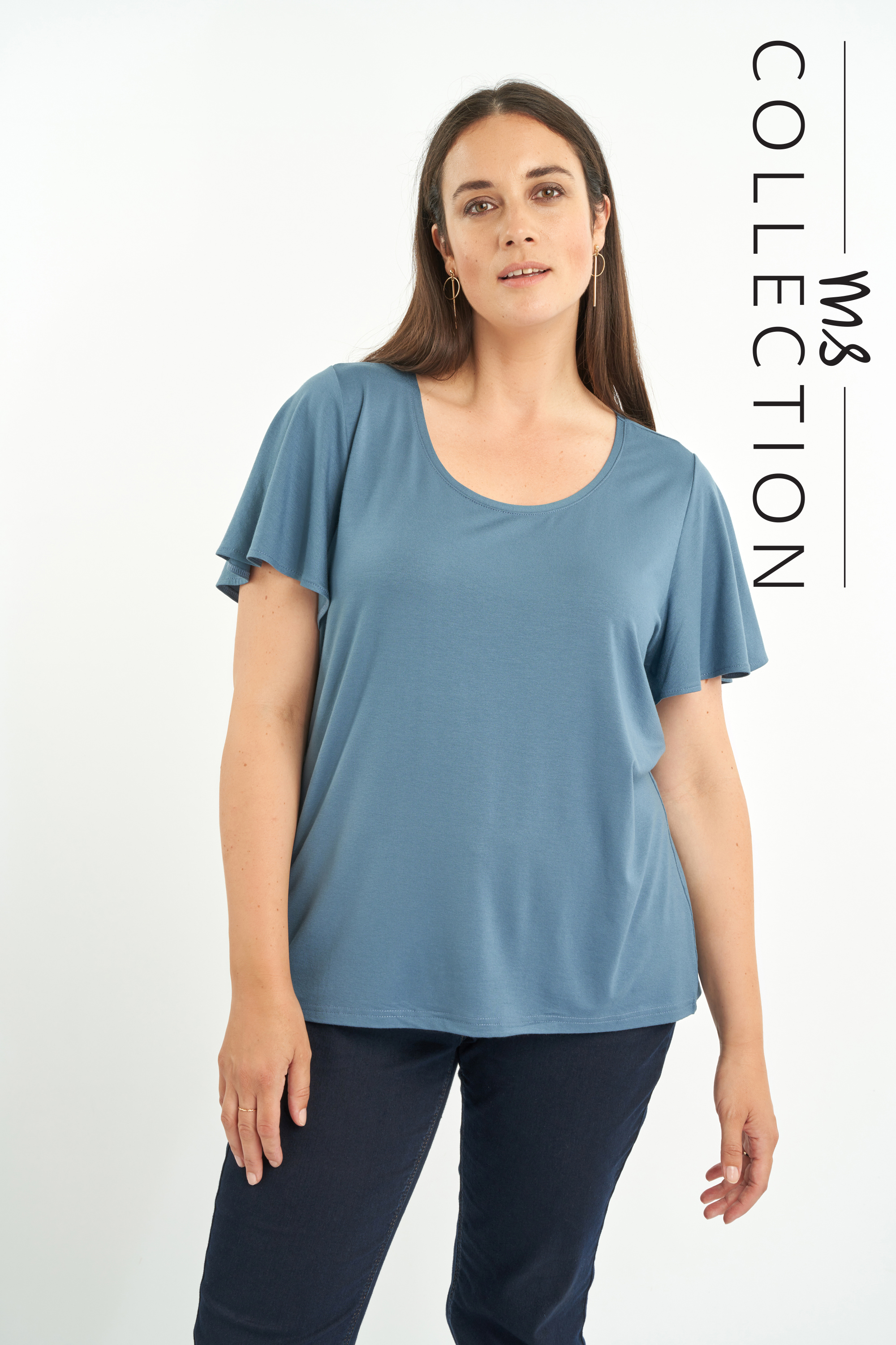 Haut avec manches &agrave; volants image number null